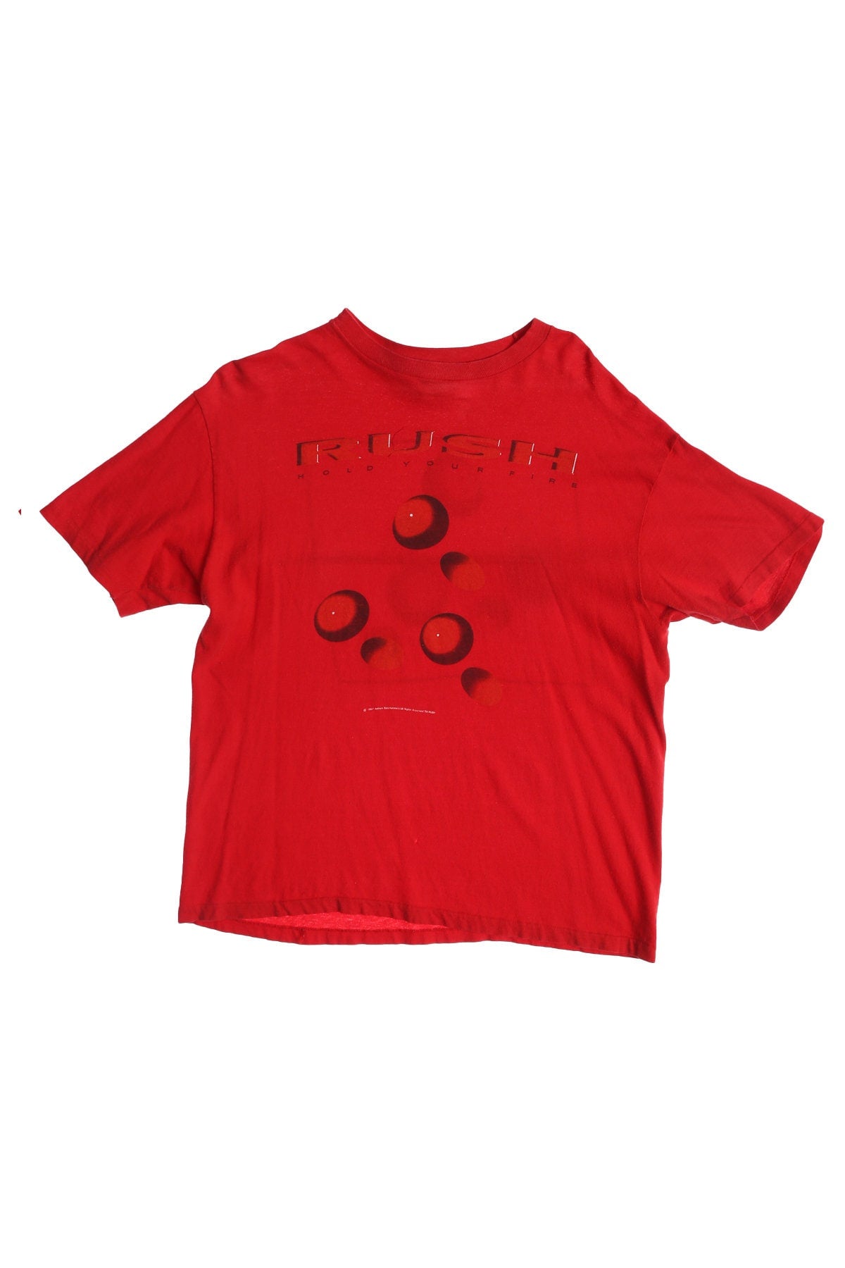 Rush Hold Your Fire Red Graphic T-shirt