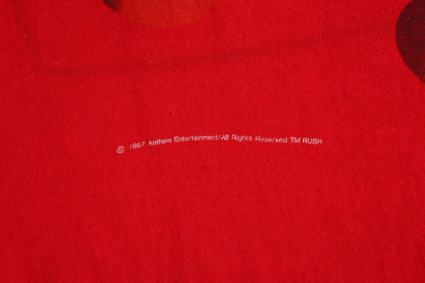 Rush Hold Your Fire Red Graphic T-shirt