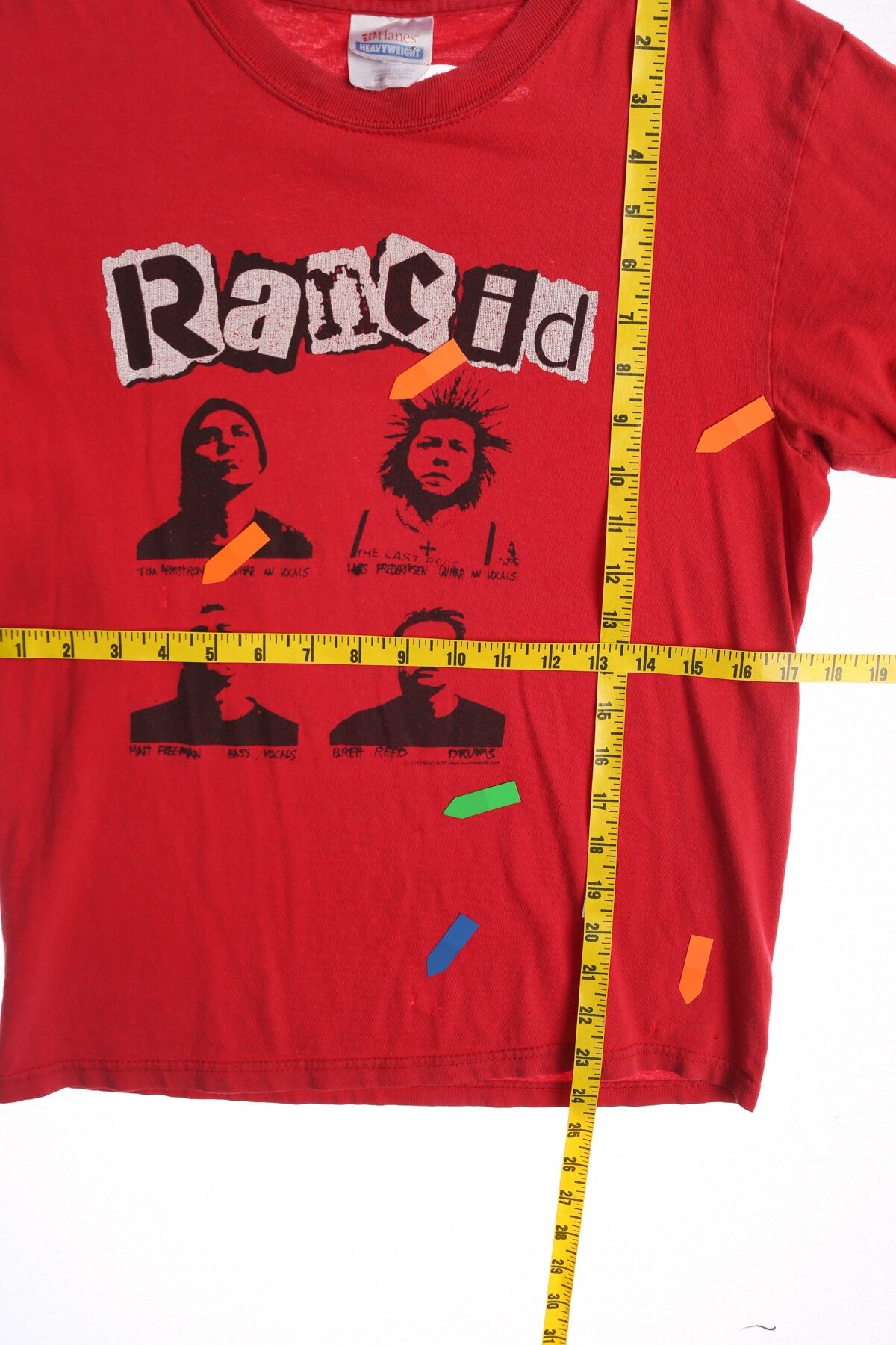 Rancid Red Rock T-shirt - Era 90s - Y2K