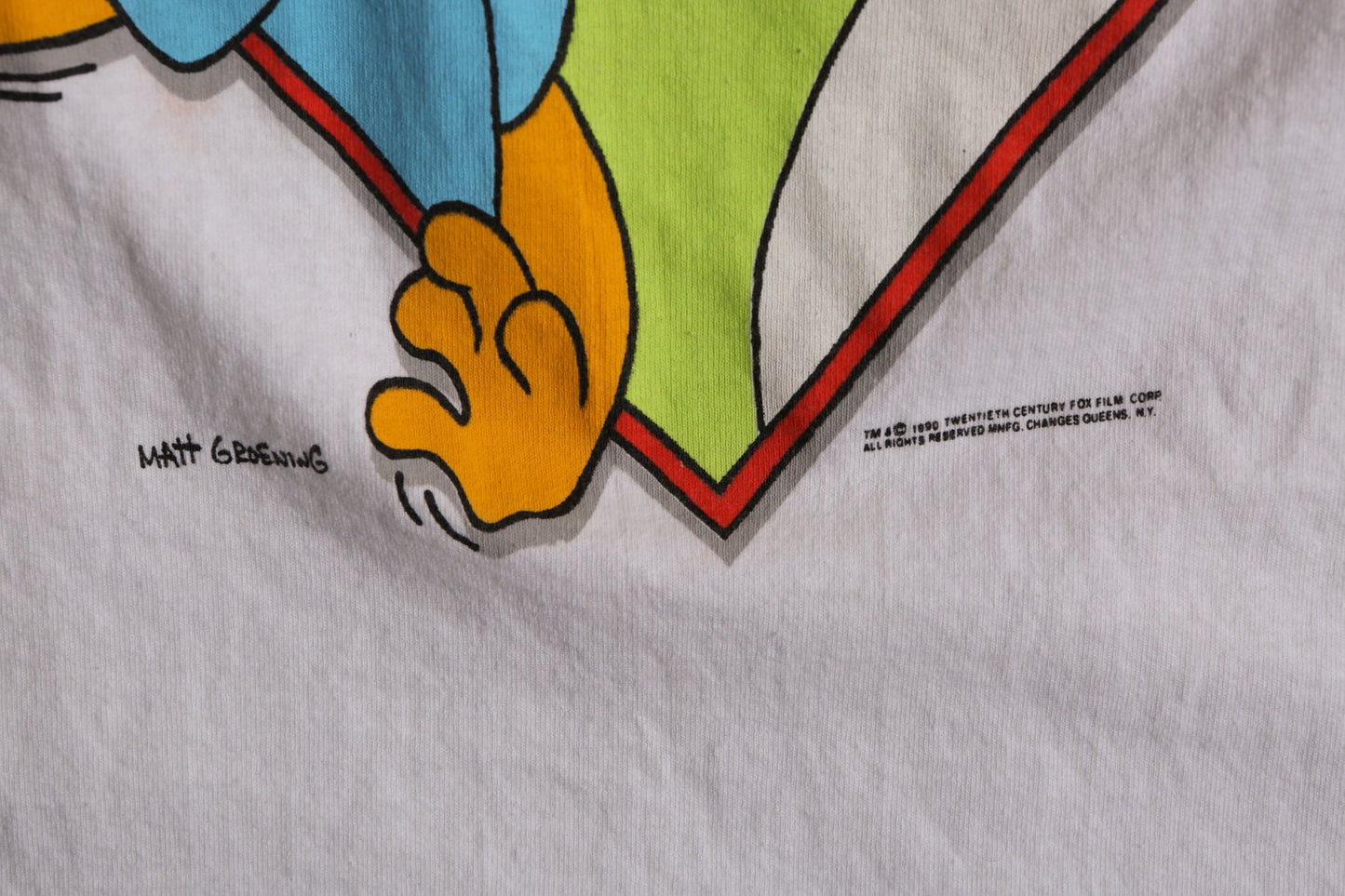 The Simpsons White Graphic T-shirt - Gimme a Break Man!