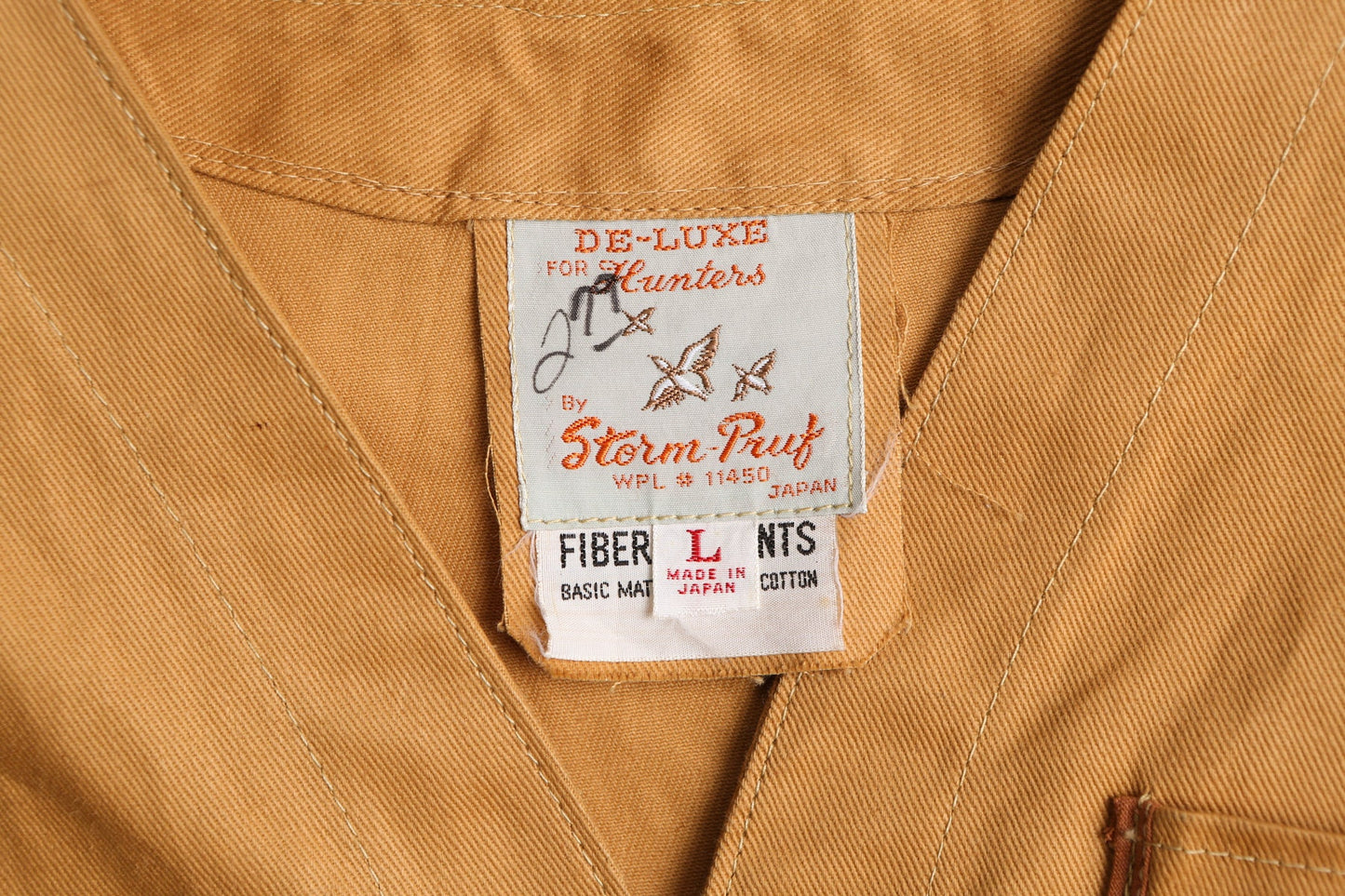 Vintage Hunting Vest by Storm Pruf - Made in Japan - De - Luxe for Hunters