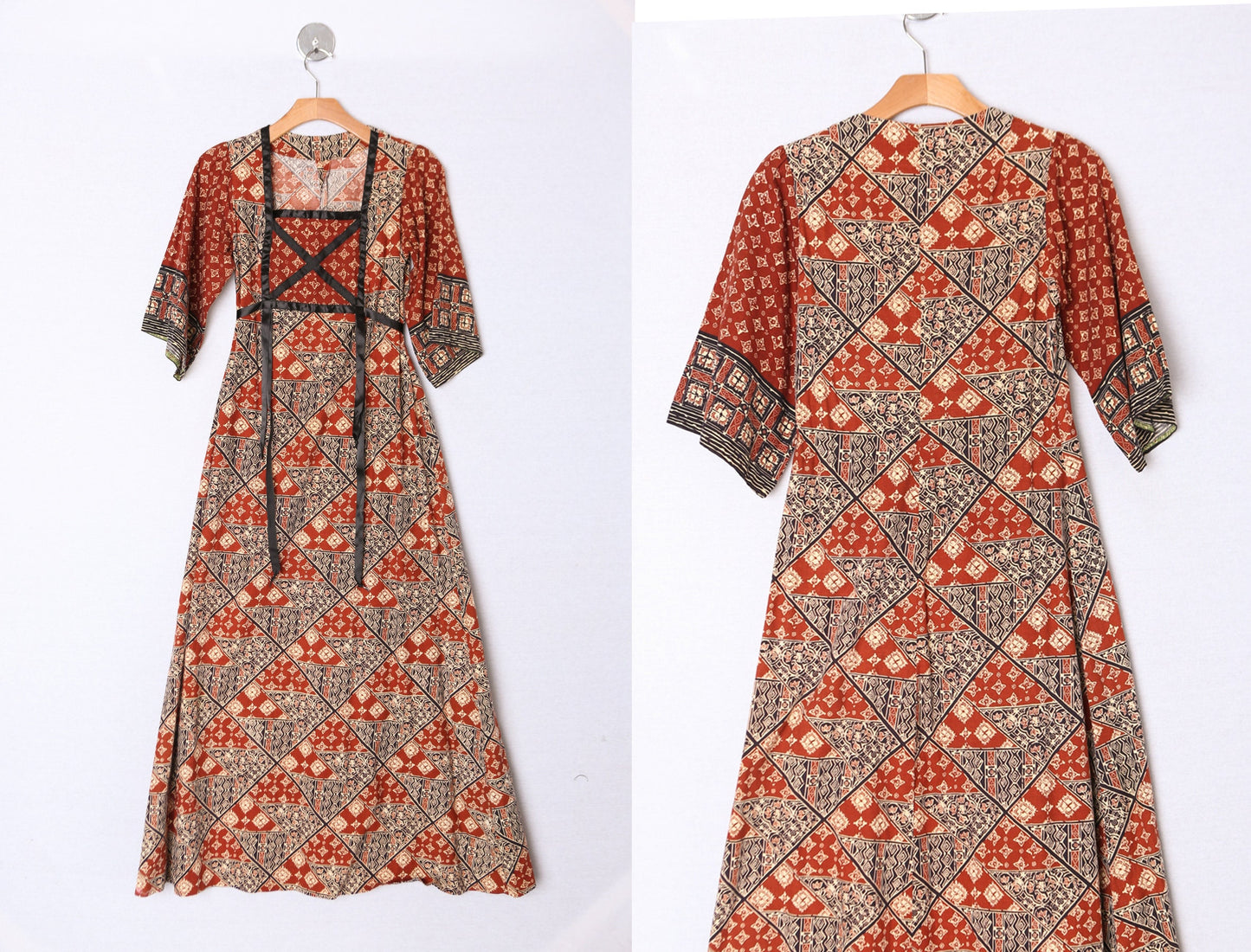 Vintage Women Boho Long Summer Dress