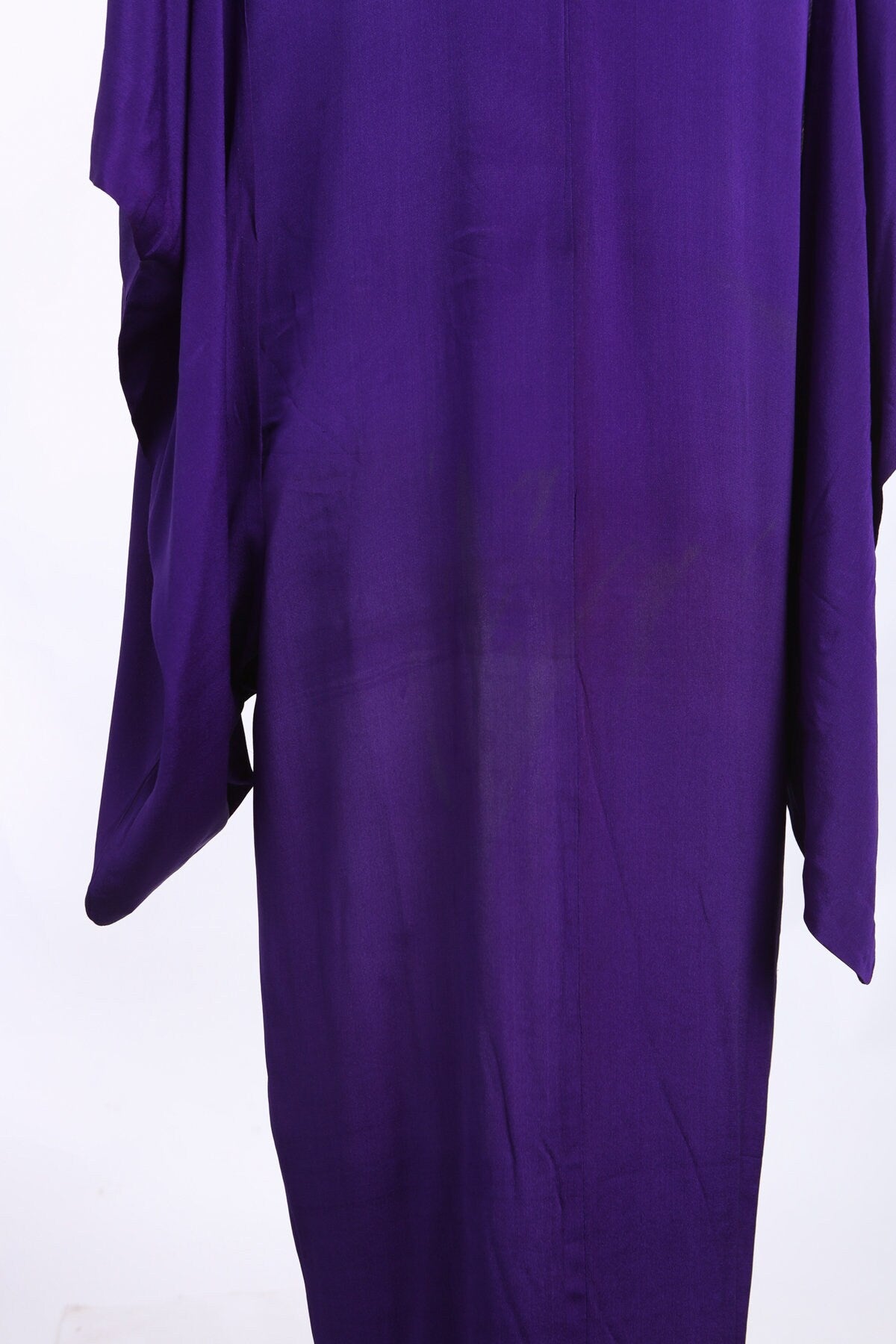 Japanese Kimono Robe with Flower Print Details