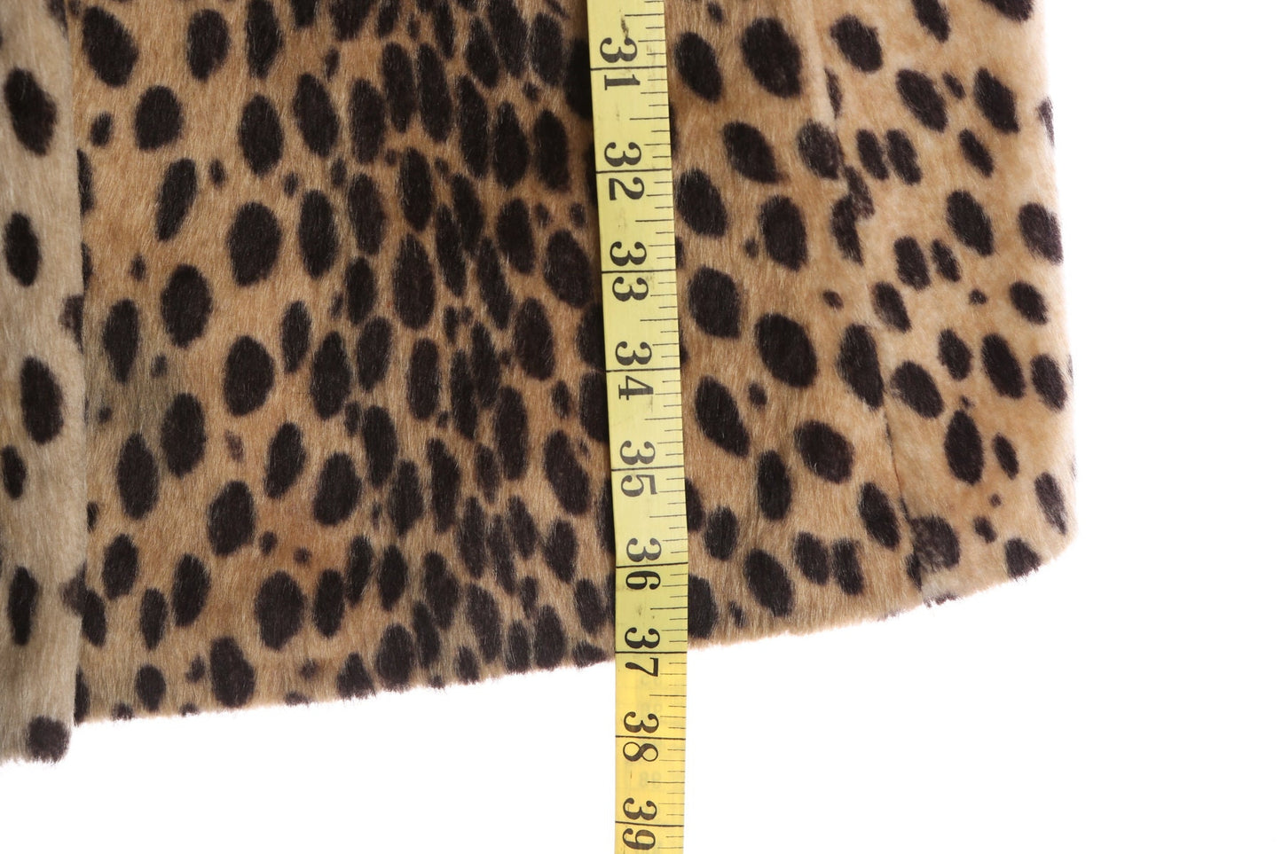 Vintage Cheetah Print Women Winter Coat - Designed by De Milo - Era 40s - 60s
