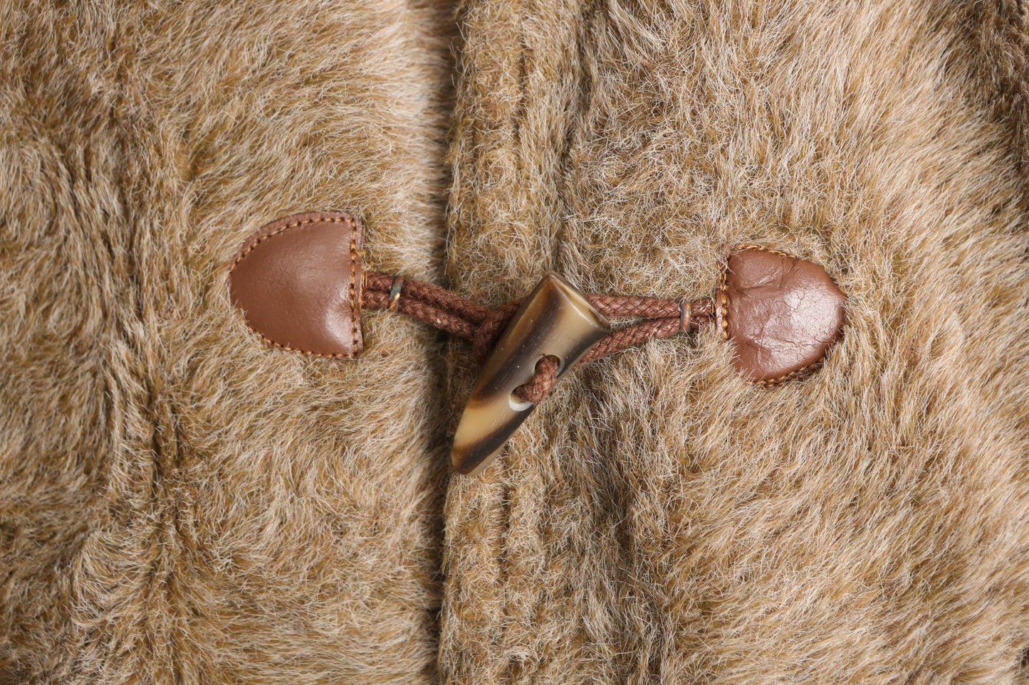 Vintage Men Faux Fur Brown Winter Jacket from Igloo by Silton California