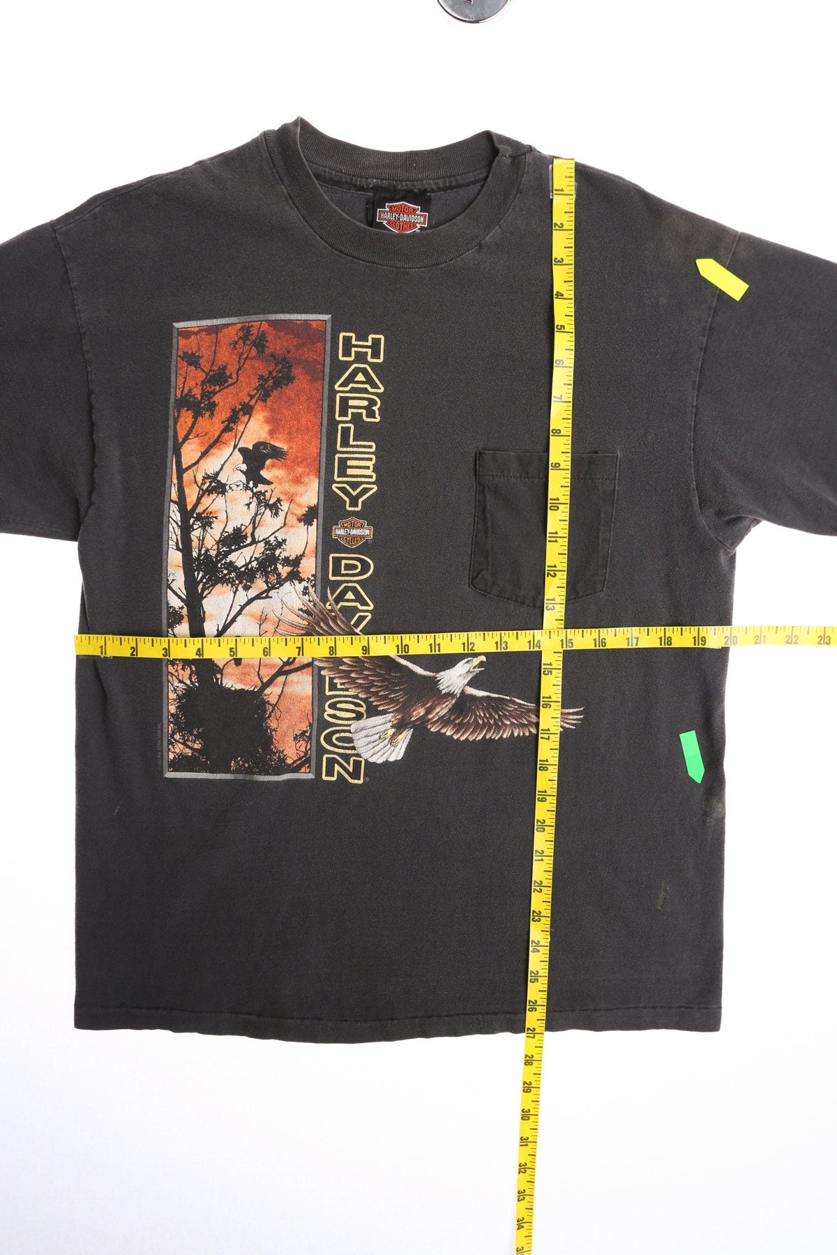 Harley Davison Black Graphic T-shirt - San Diego California