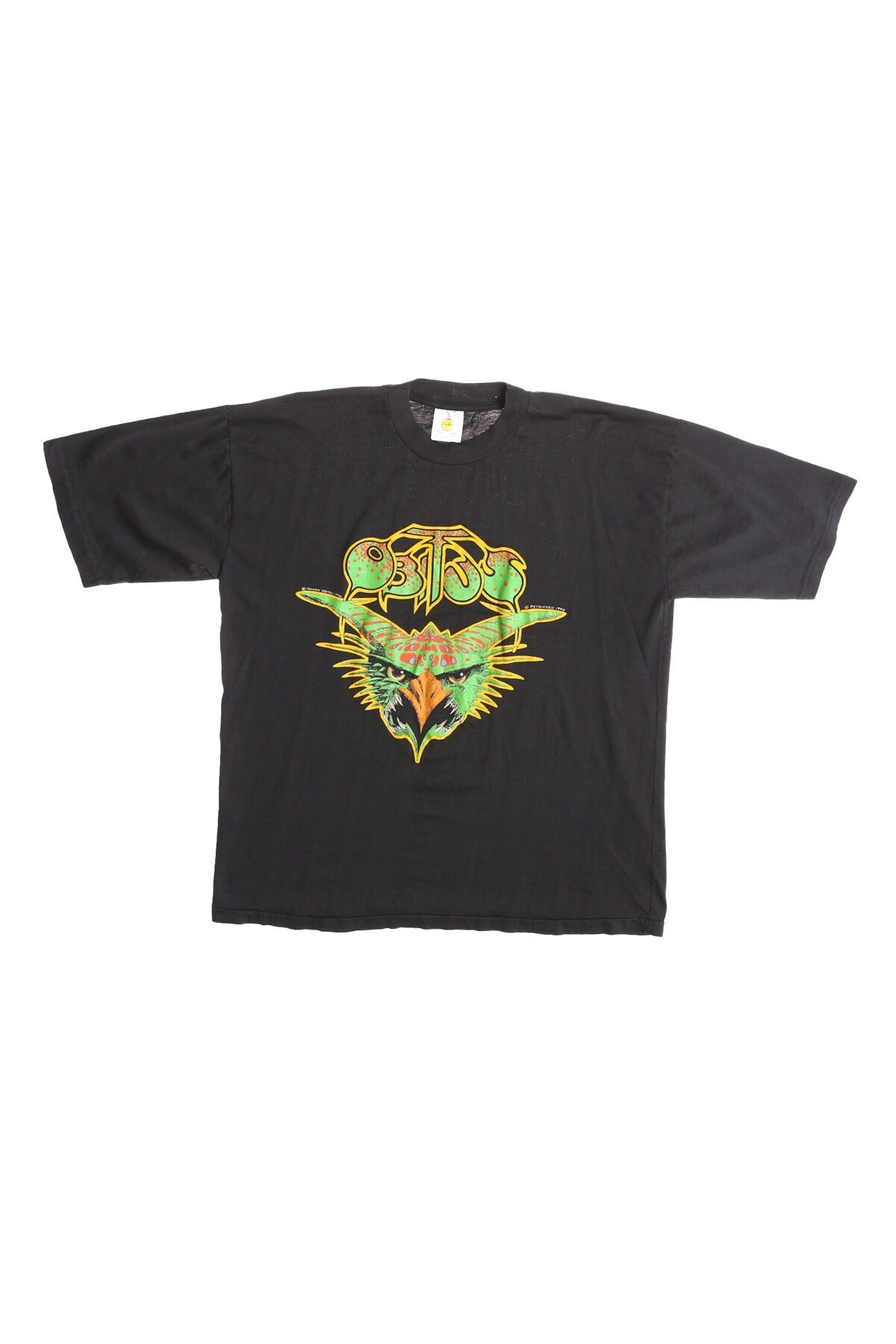 Obitus 1990 Roger Dean Black Graphic T-shirt - Psygnosis