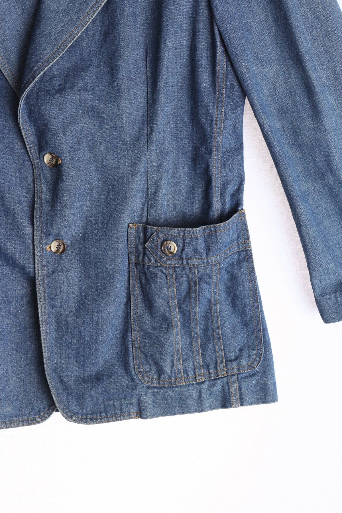 70s Lee Blue Casual Blazer