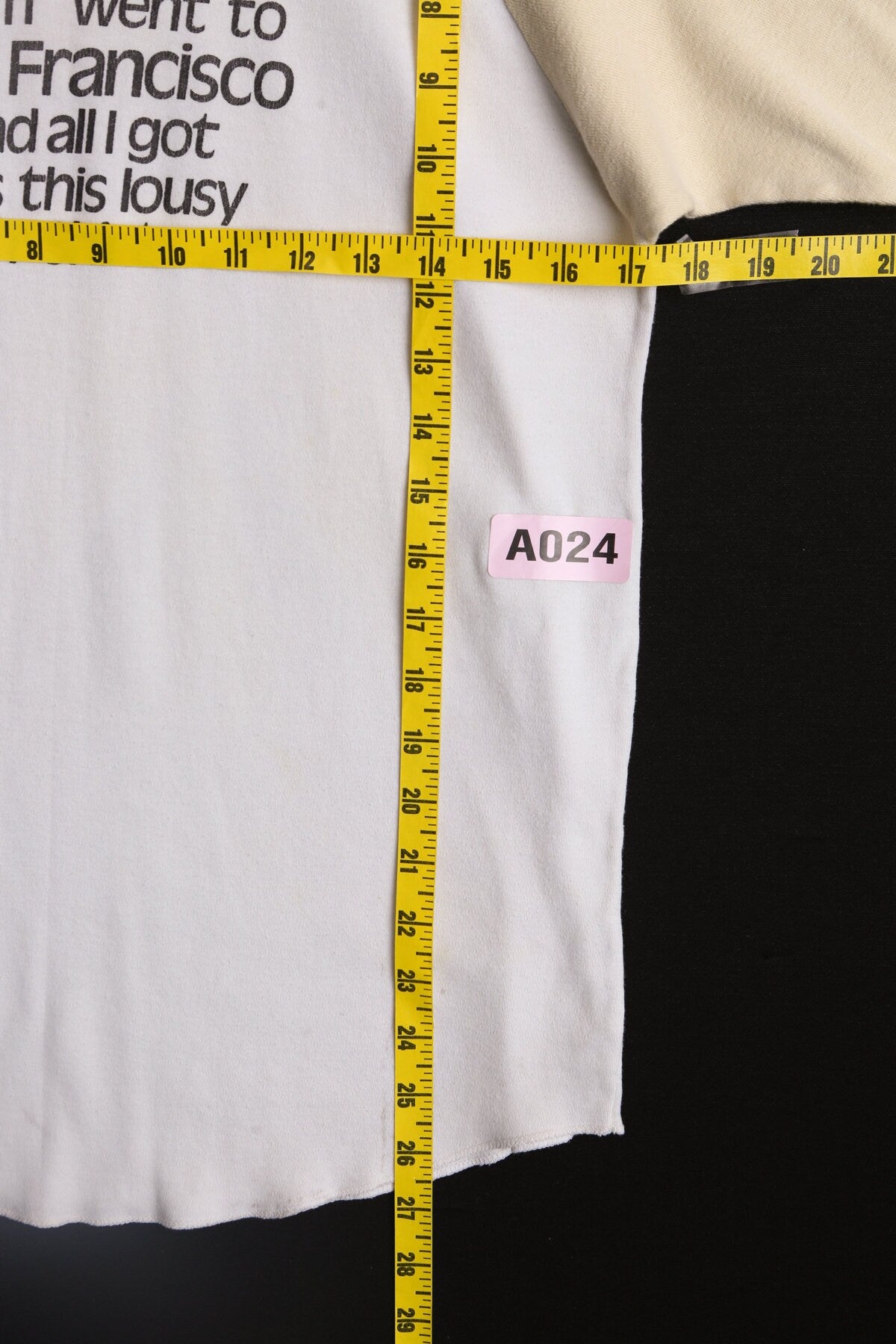 Vintage 3/4 Sleeve Graphic Shirt with Humorous Saying Print