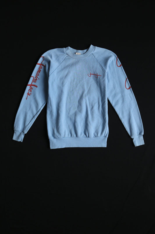 Sweatshirt vintage blue jamaica joe's rum graphic jungle