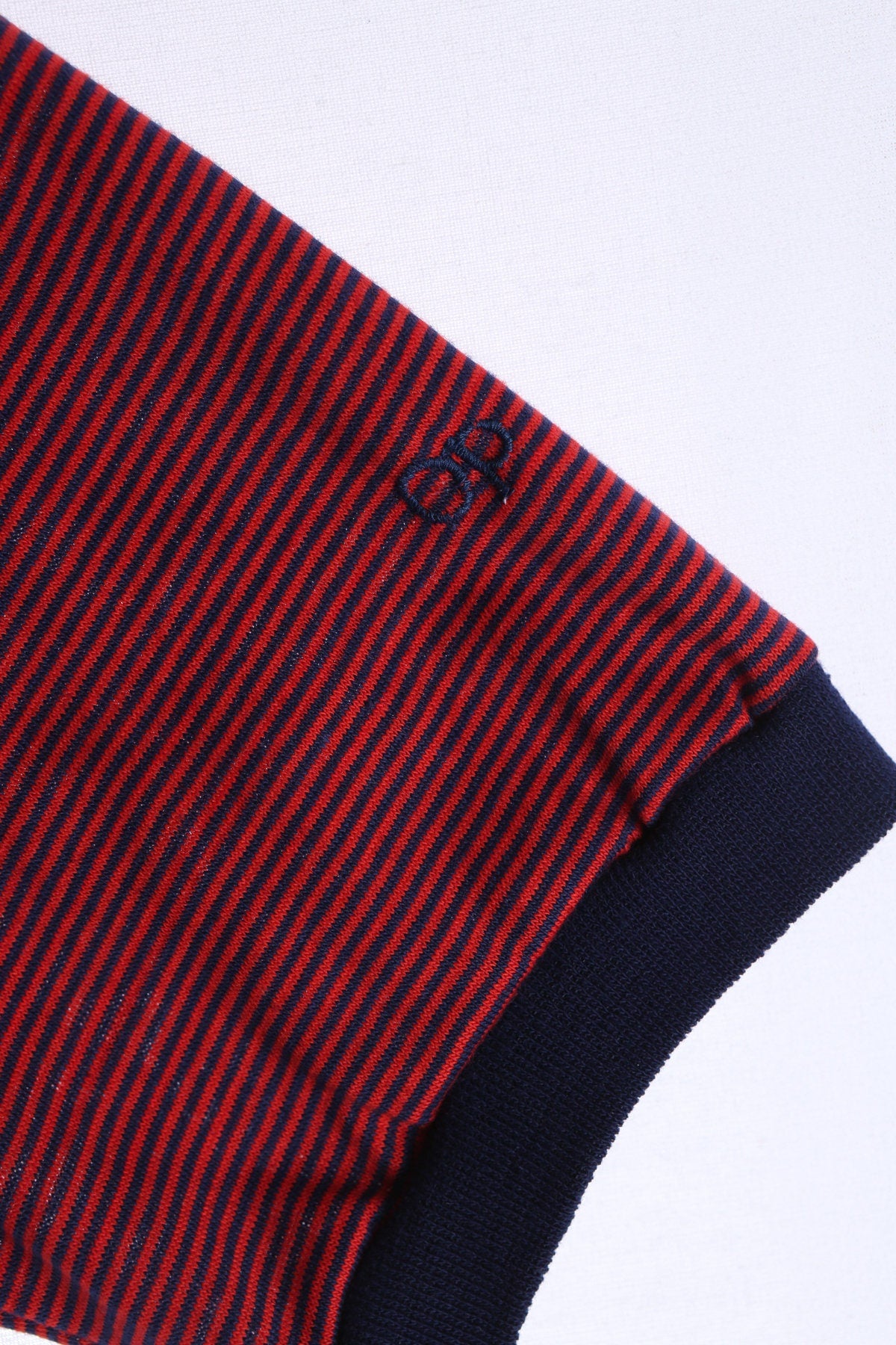 Vintage Op Blue Striped Polo Shirt - Era 70s - 80s Ocean Pacific