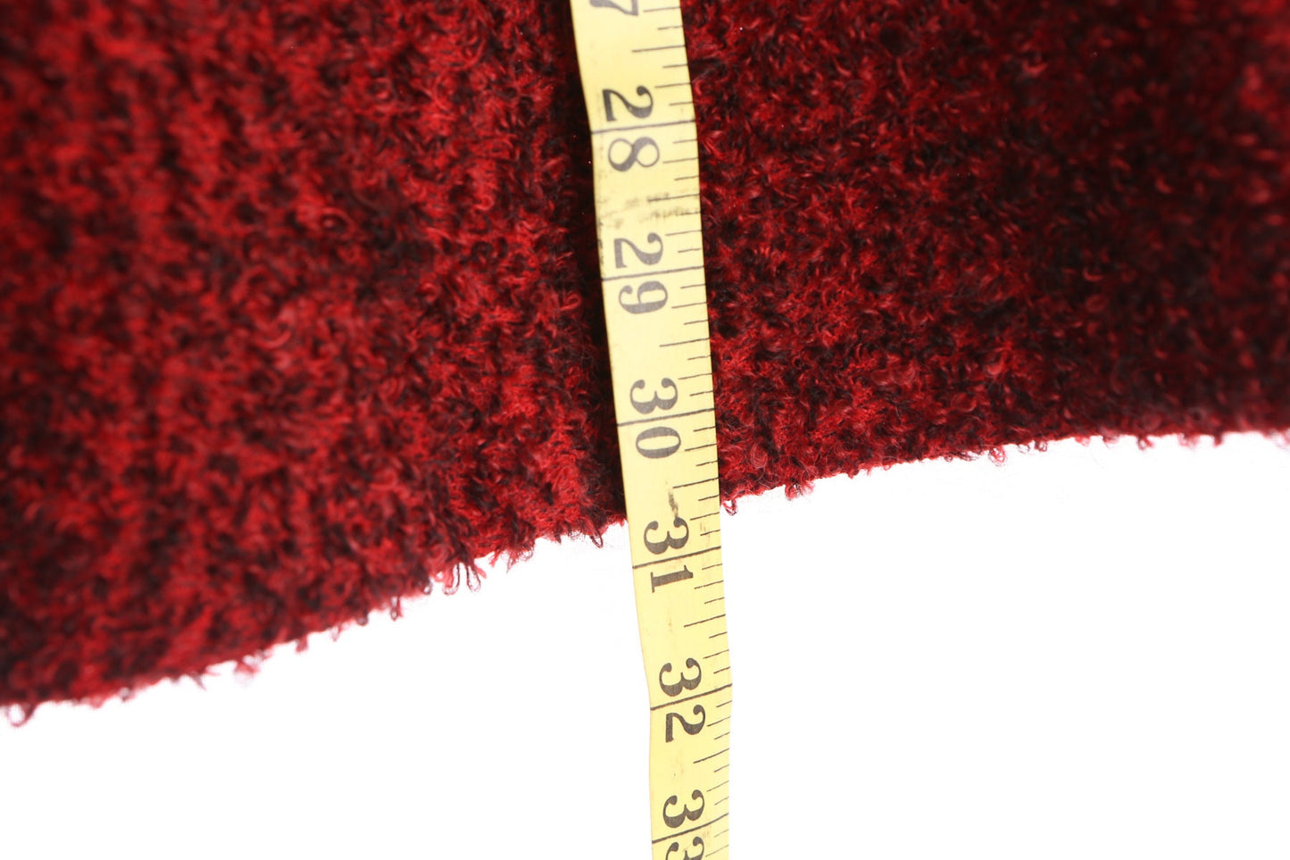 Women Red Circle Skirt with Black Shear Fabric Details - Era 40s - 50s