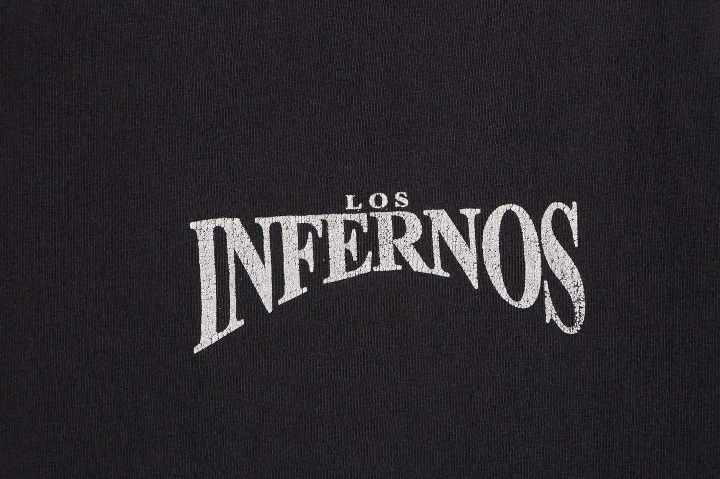 Los Infernos Print Black Graphic T-shirt