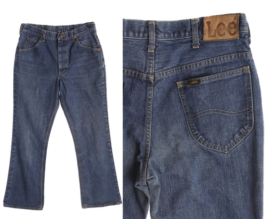 Vintage Lee Denim Pants - Bell Bottom - Era 70s - 80s