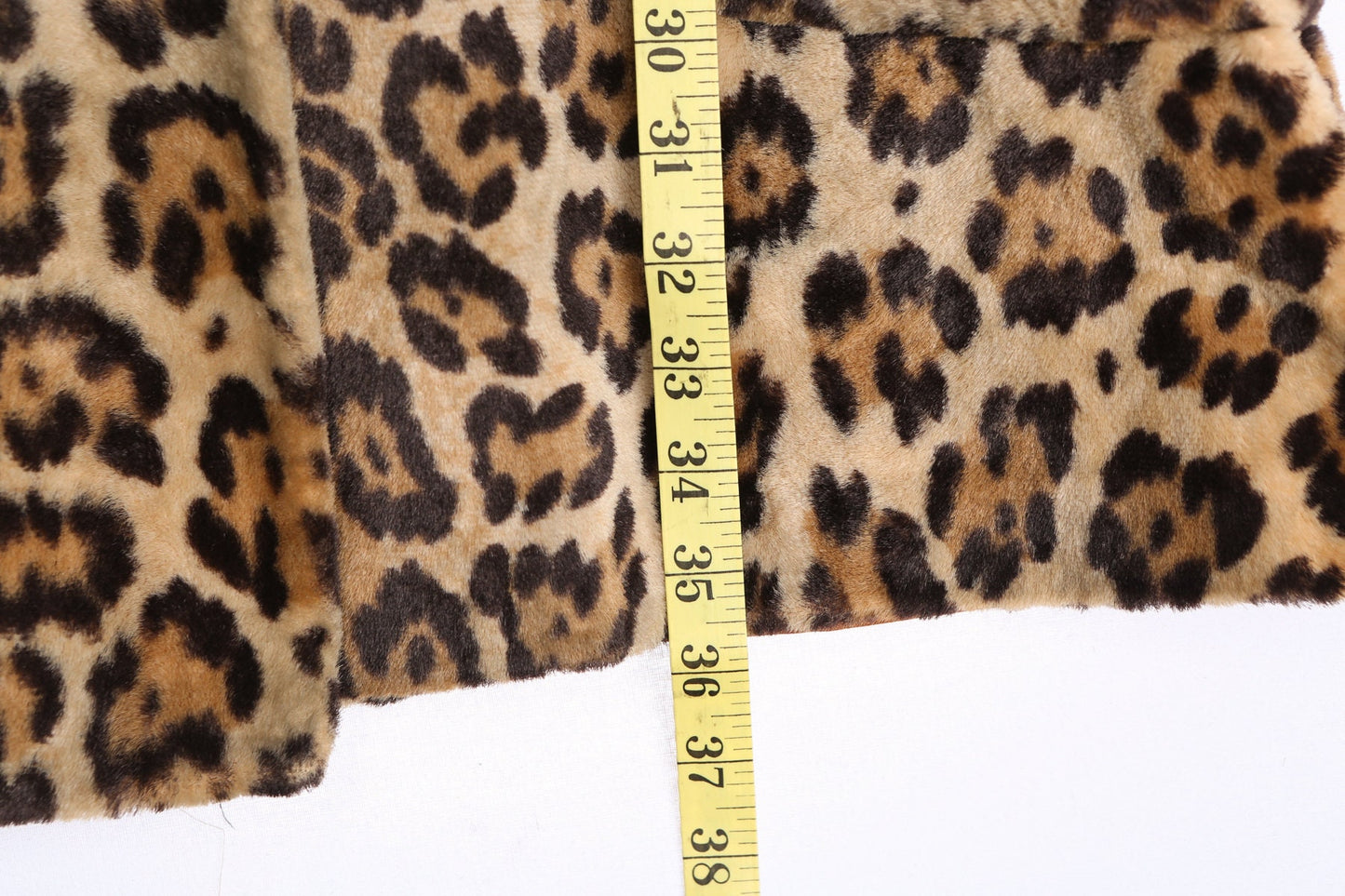 Vintage Leopard Print Coat - Era 40s - 50s