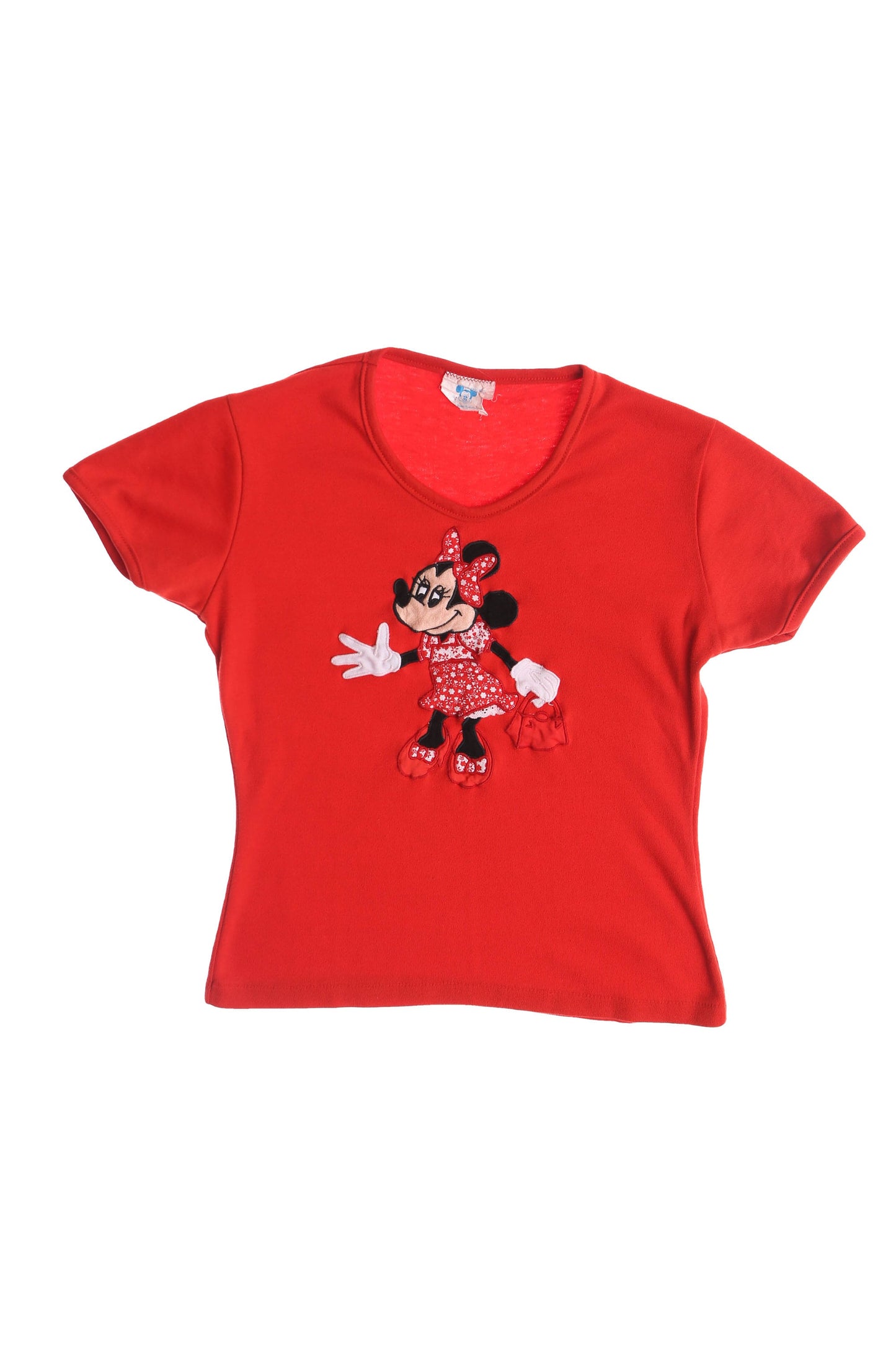 Vintage Minnie Mouse Red Embroidered Top