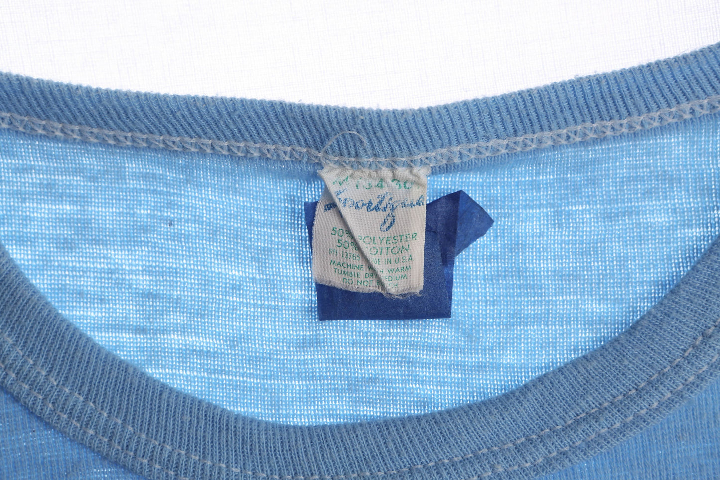 1980s Blue Women Shirt with Knott's Berry Farm Print