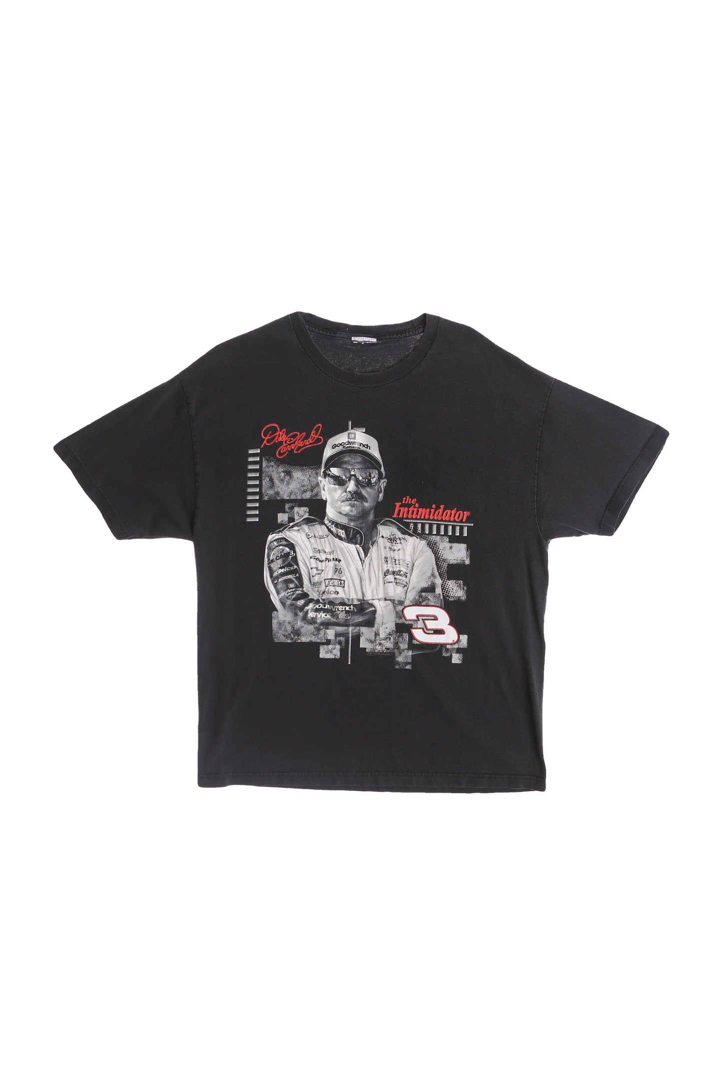 Dale Earnhardt The Intimidator Black Graphic T-shirt