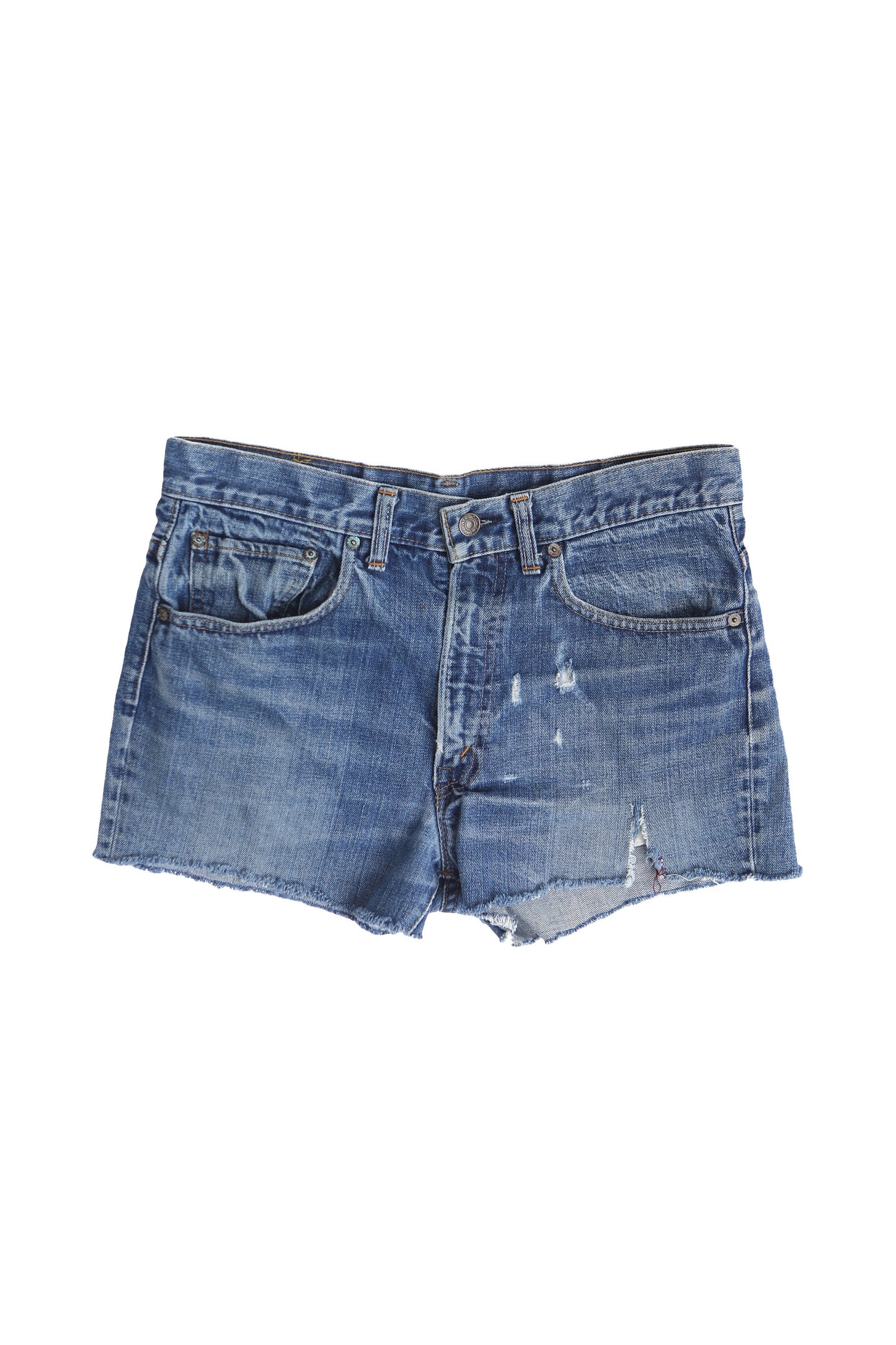 Vintage Levi's Denim Shorts with Single Stitch Sewing