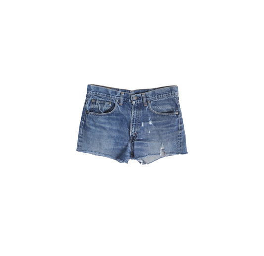 Vintage Levi's Denim Shorts with Single Stitch Sewing