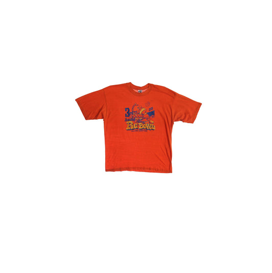 1981 Pig Bowl Orange Graphic T-shirt - Billings Montana