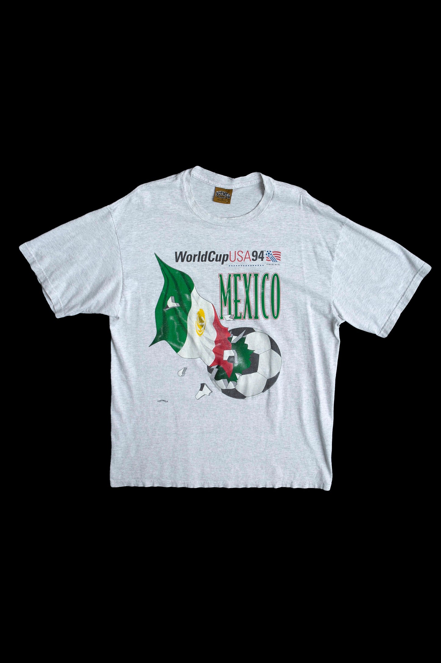 1994 Mexico World Cup Graphic T-shirt - Nutmeg T-shirt Label