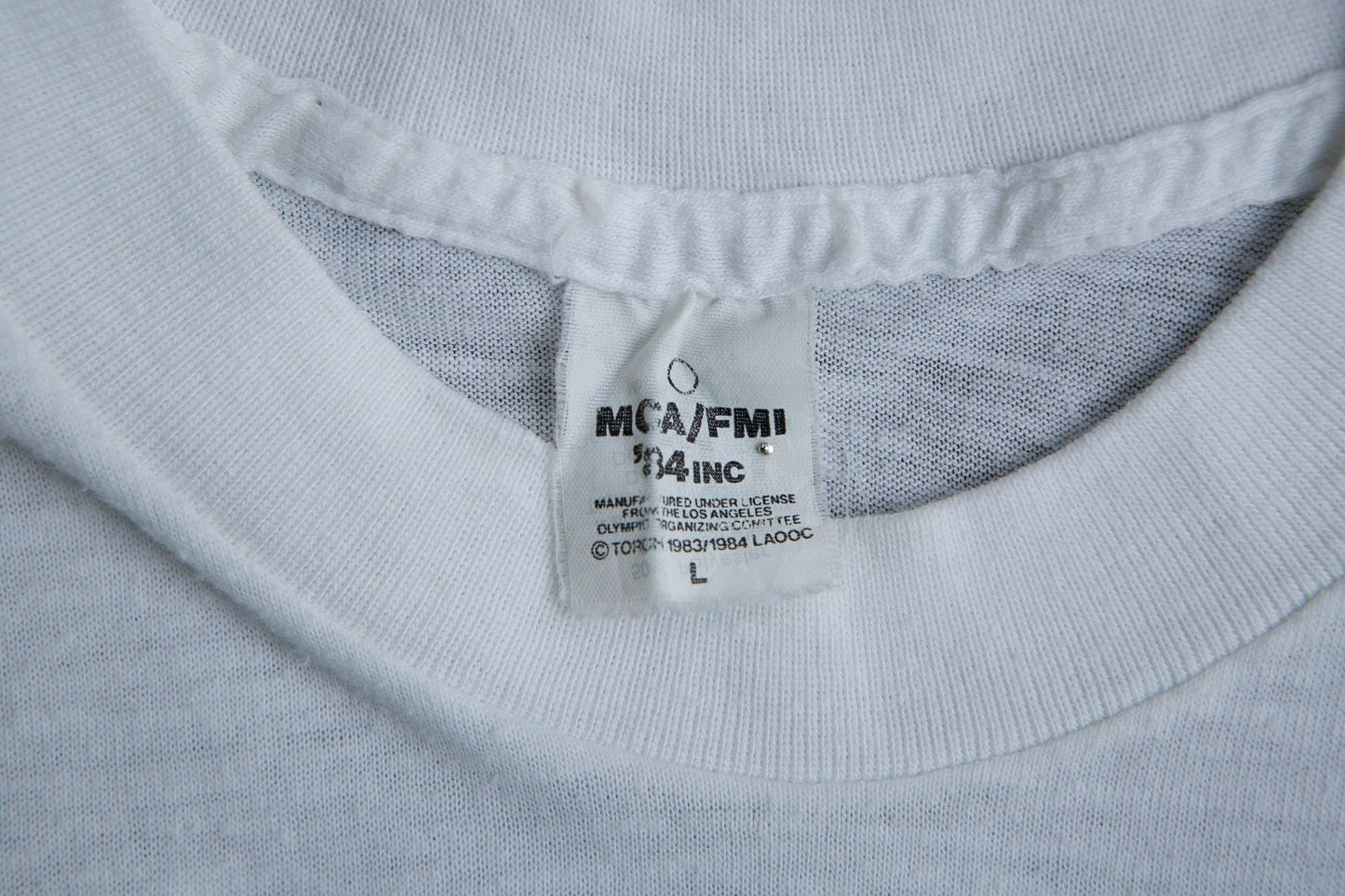 Vintage LA Olympic Games Graphic T-shirt - Track and Field Print