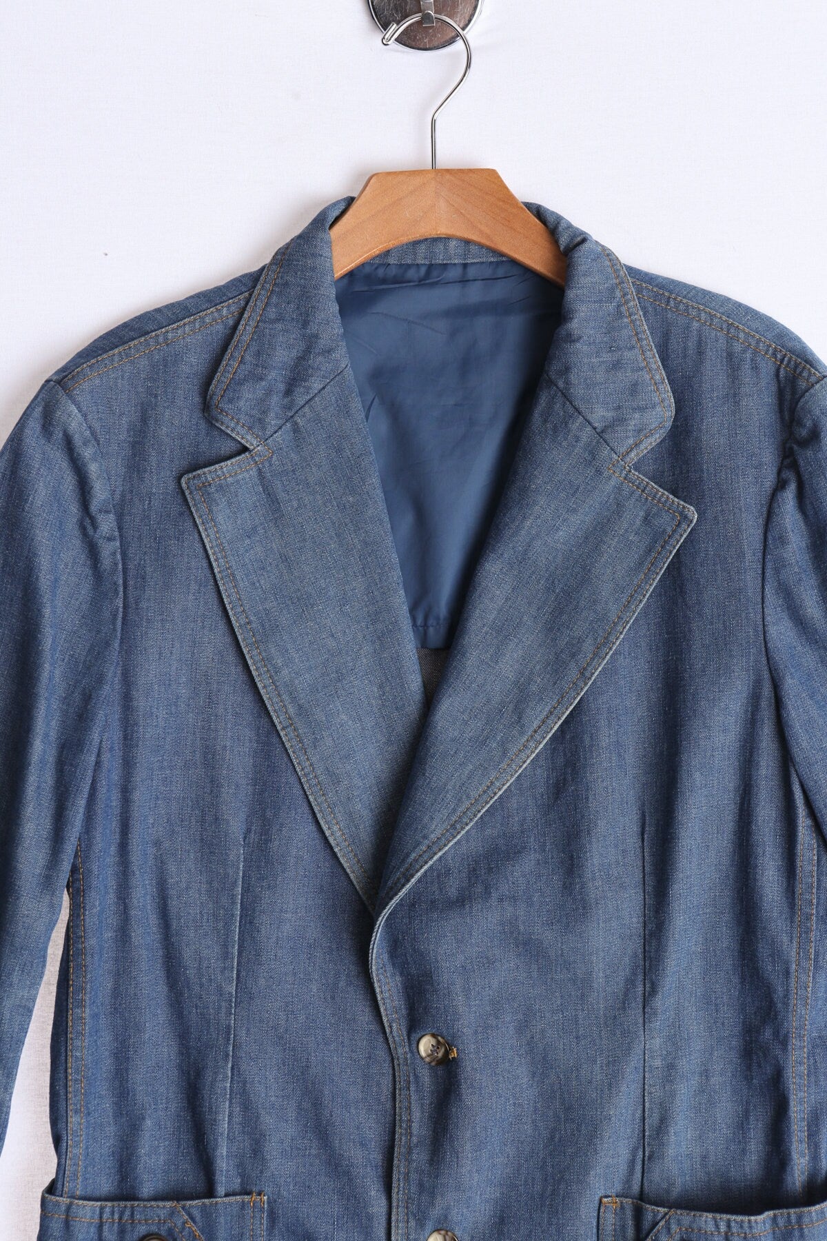 70s Lee Blue Casual Blazer