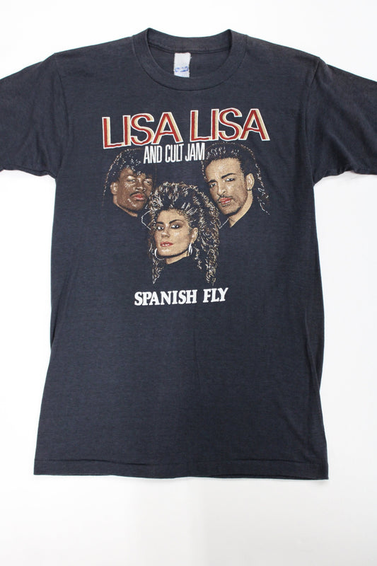 Head to toe lisa lisa and cult jam vintage spanish fly music t-shirt black