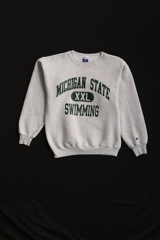 Vintage champion sweatshirt michigan state swimming xxl made in usa トレーナー ビンテージ