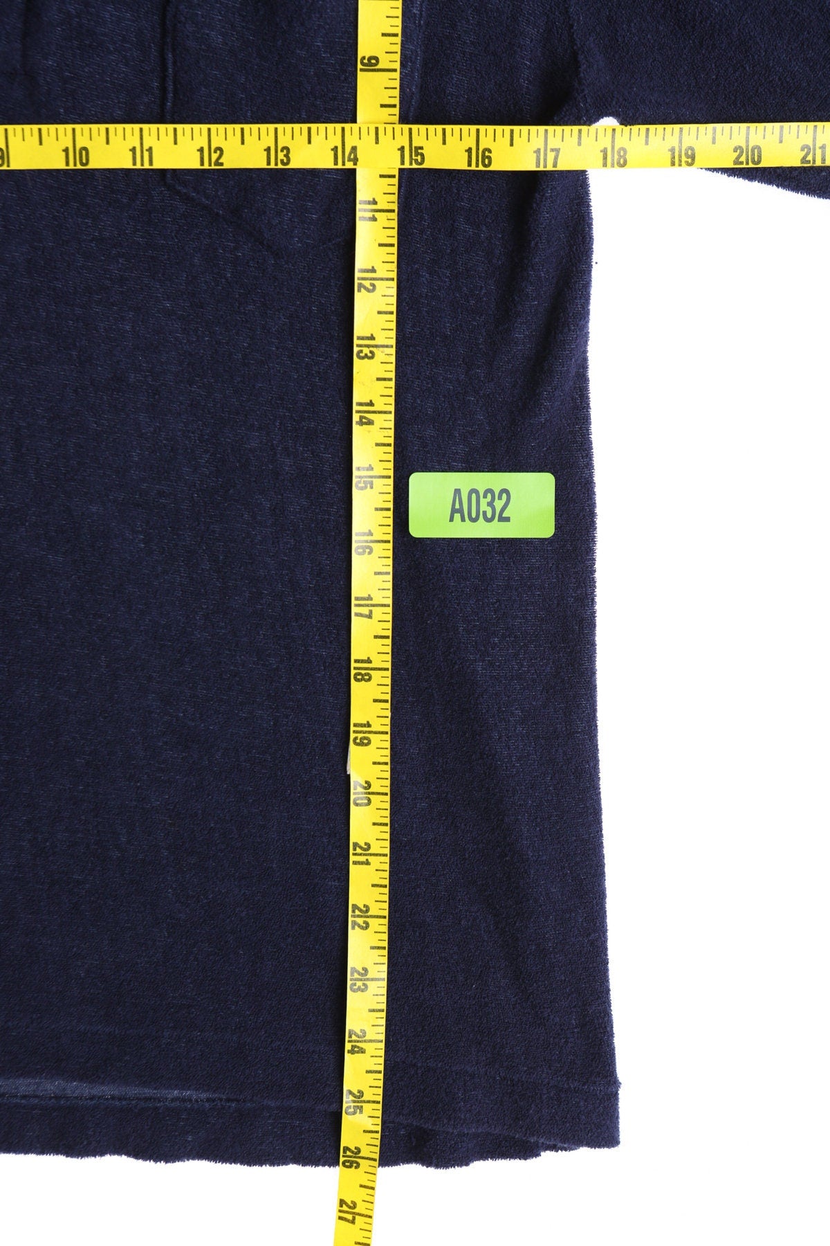 Men's Blue Terrycloth Shirt by Kingsport - Era 1970s - 1980s