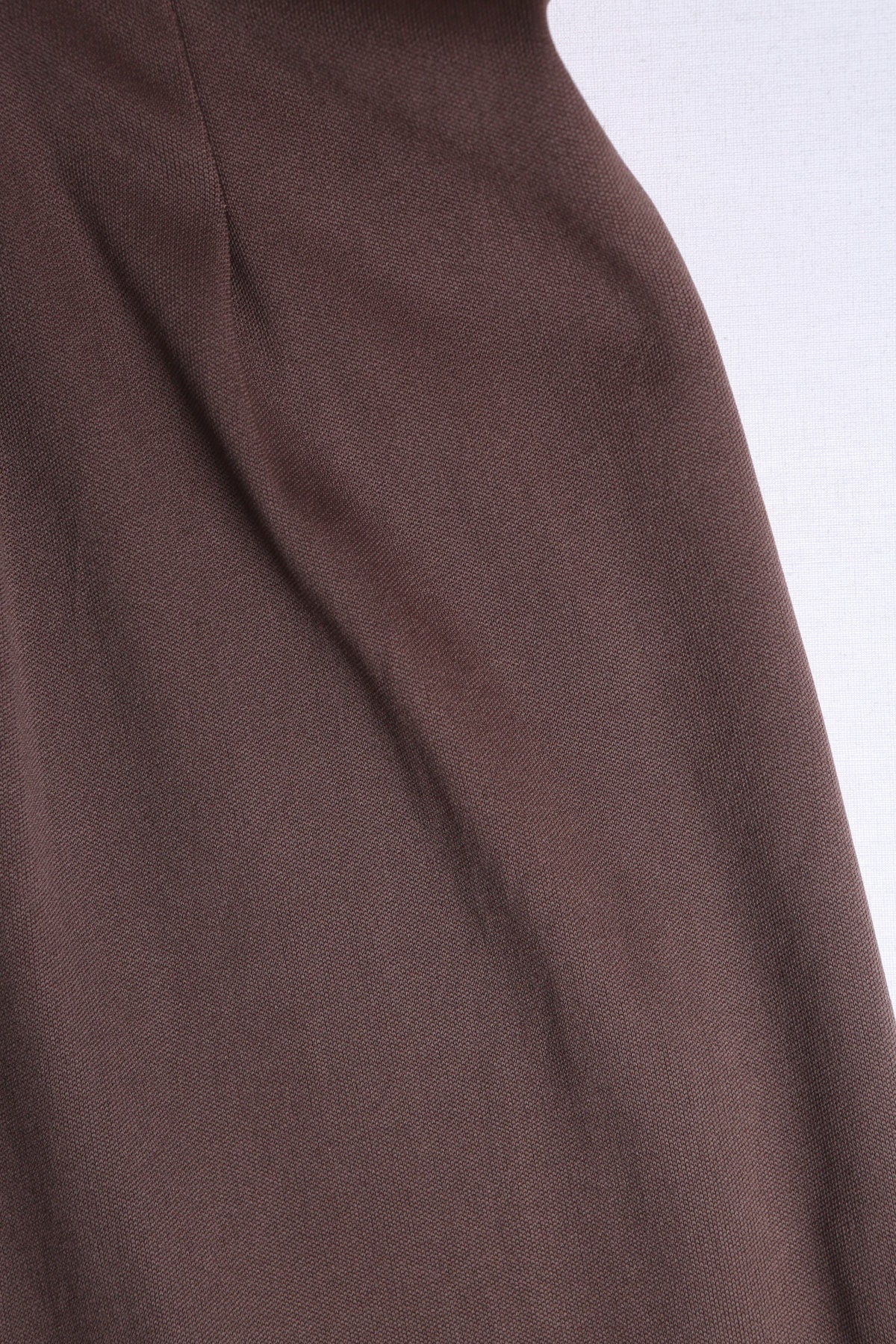 1970s Women Brown Poly Jumpsuit