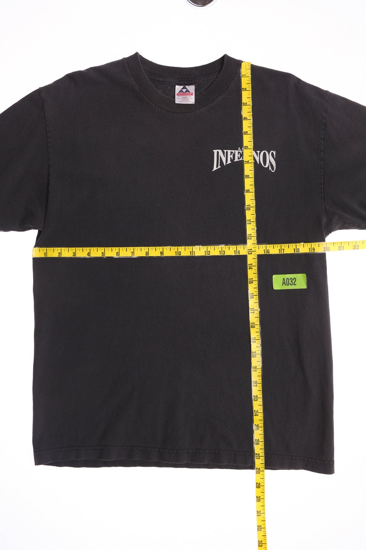Los Infernos Print Black Graphic T-shirt