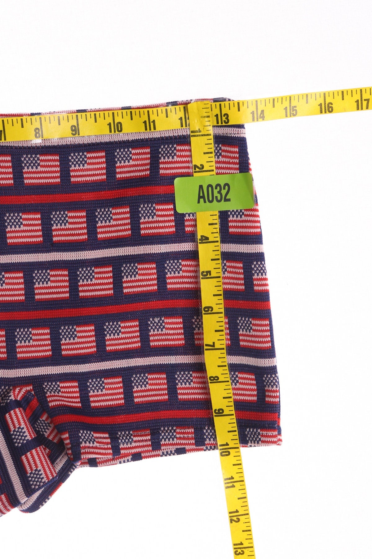 Vintage USA Flag Print Swimming Trunks - Era 60s - 70s