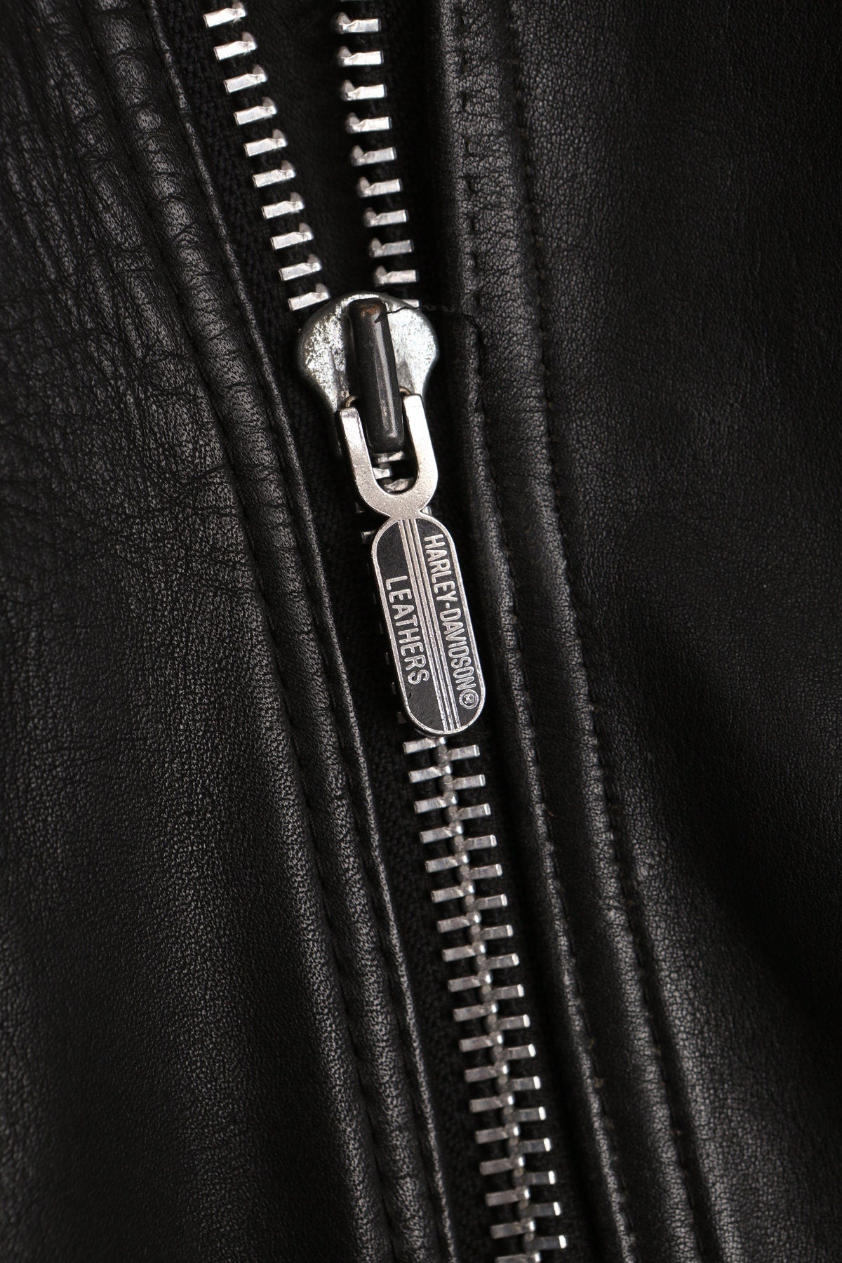 Men's Biker Leather Jacket - Era 1980s - 1990s