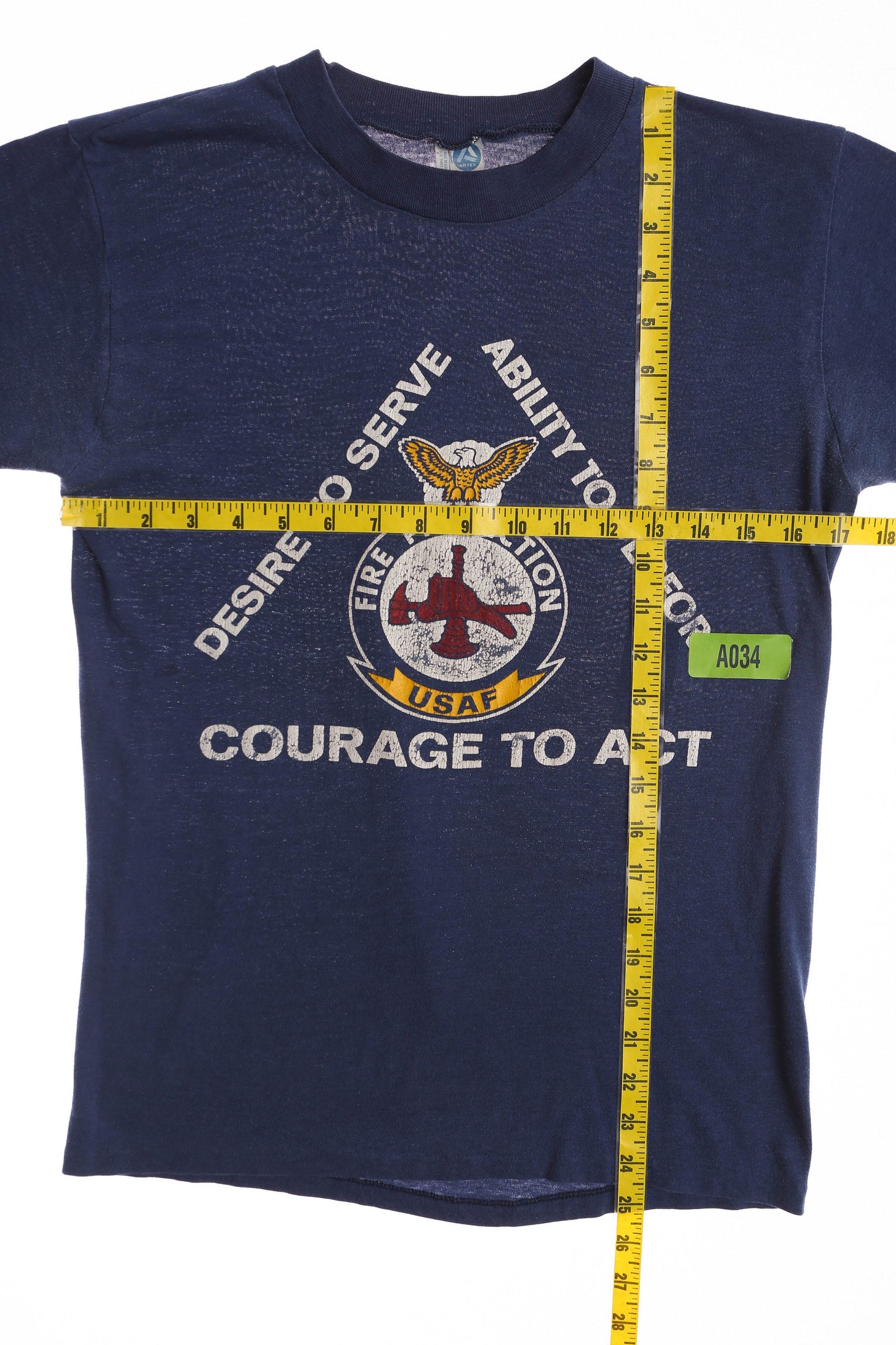 Vintage Graphic T-shirt - USAF Fire Protection Print