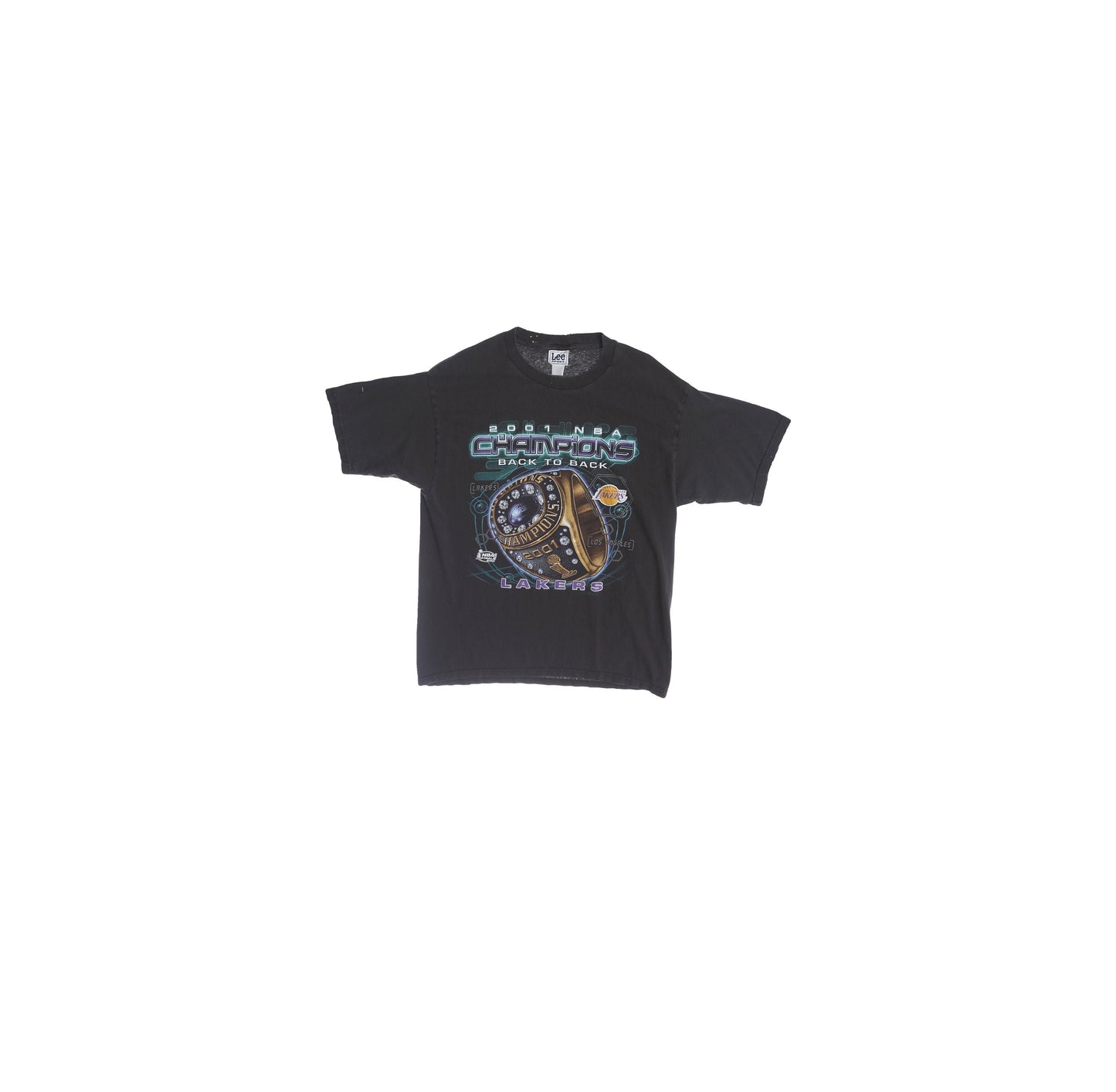 2001 NBA Back-to-Back Champions Los Angeles Lakers Graphic T-shirt