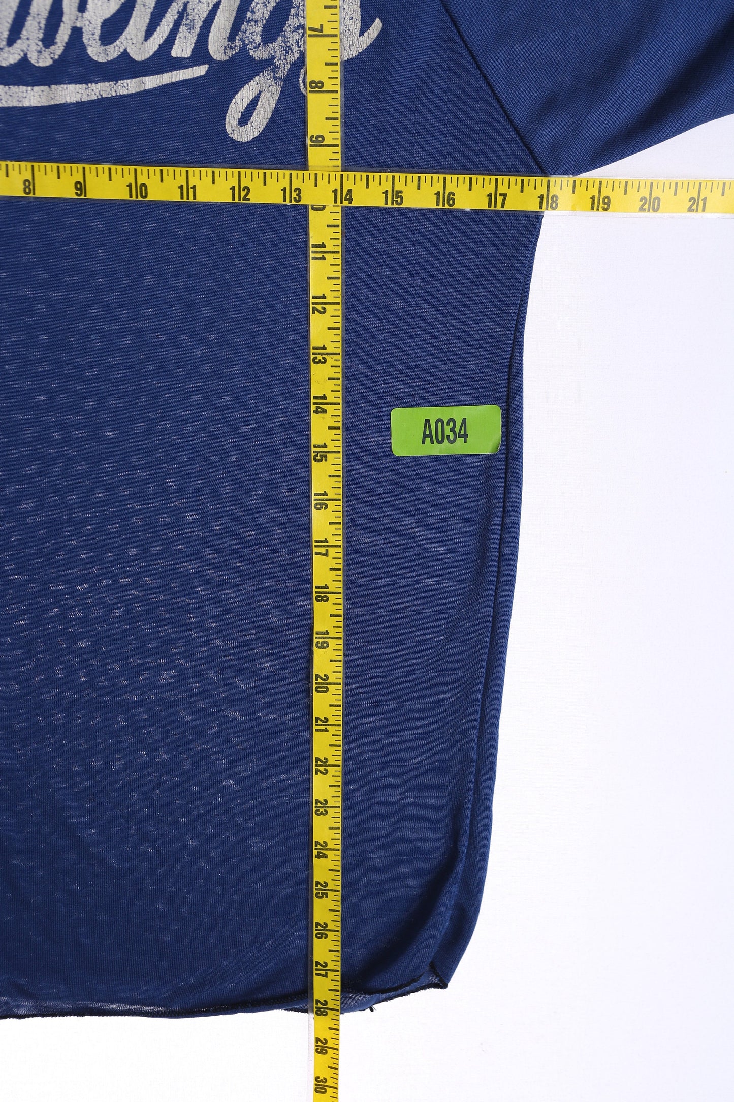 Vintage Blue Jersey with Rawlings White Print