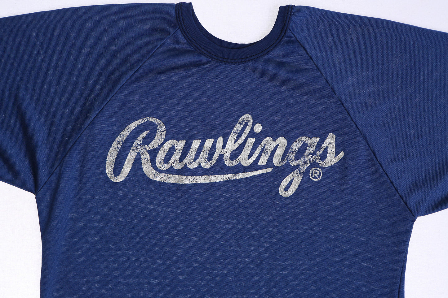 Vintage Blue Jersey with Rawlings White Print