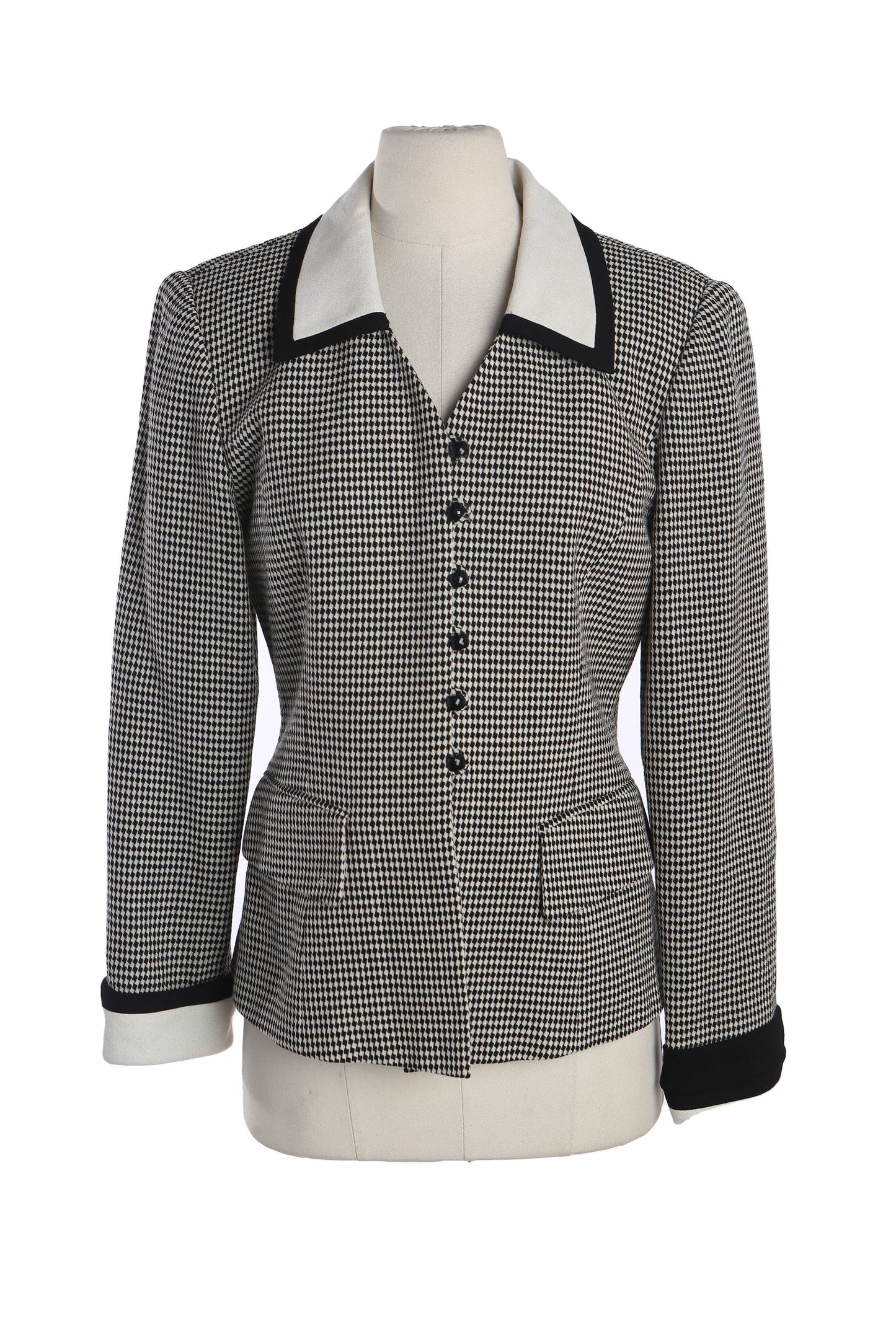 Vintage Albert Nipon Plaid Casual Jacket