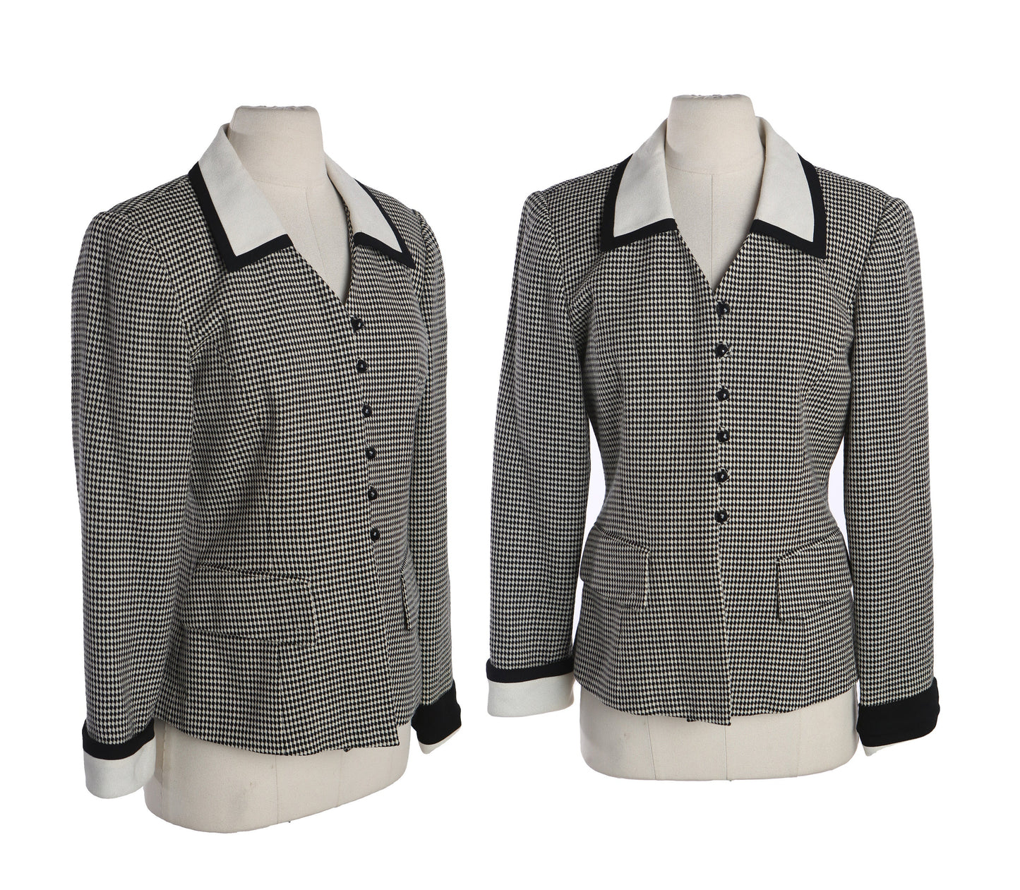 Vintage Albert Nipon Plaid Casual Jacket