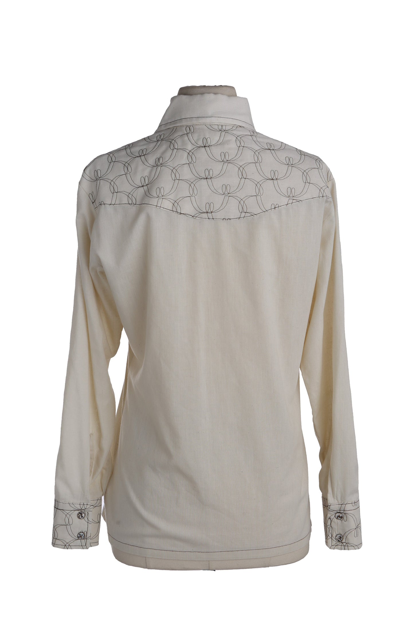 Vintage Women beige Western Top