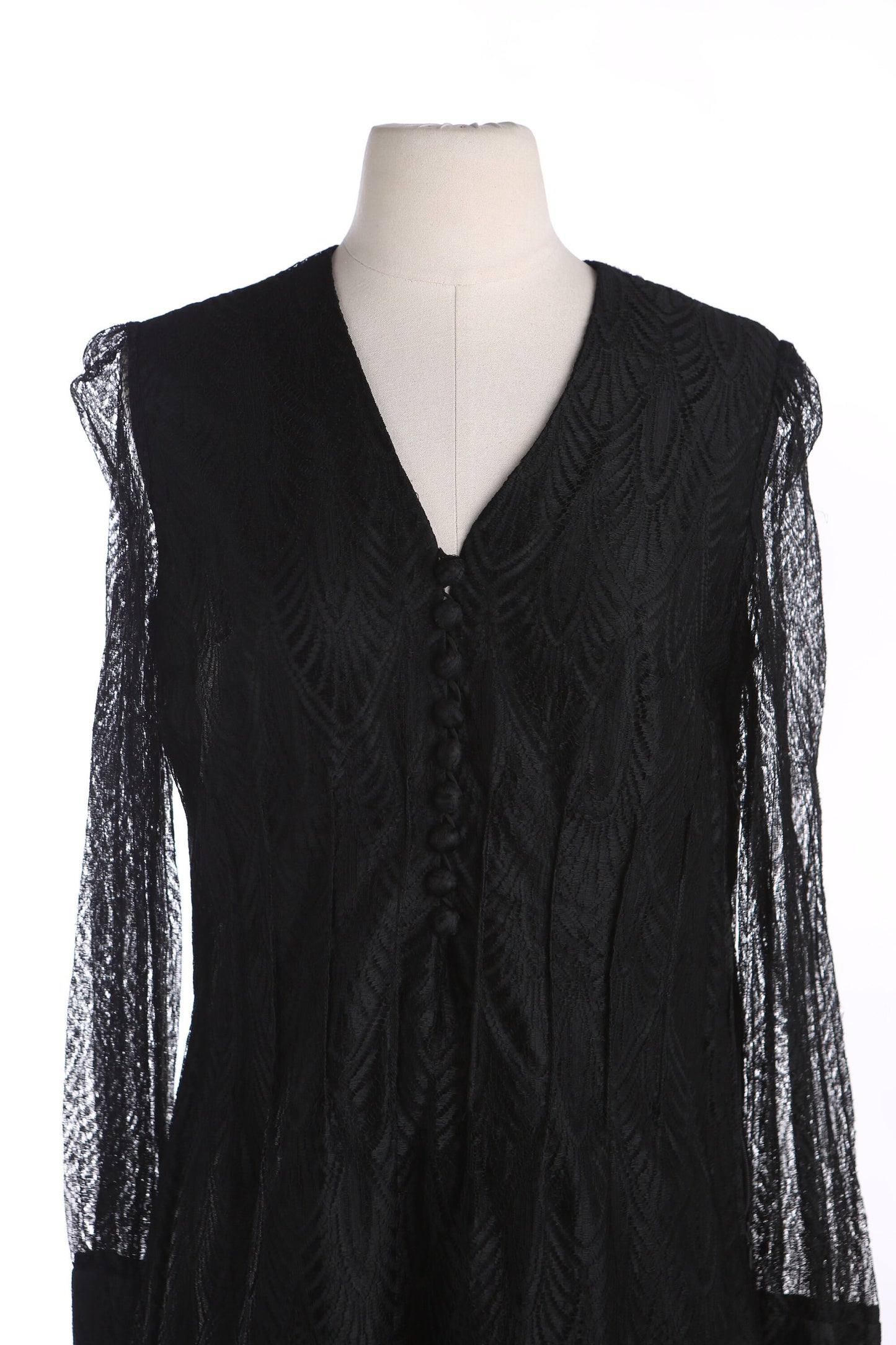 Vintage Women's Black Evening Dress