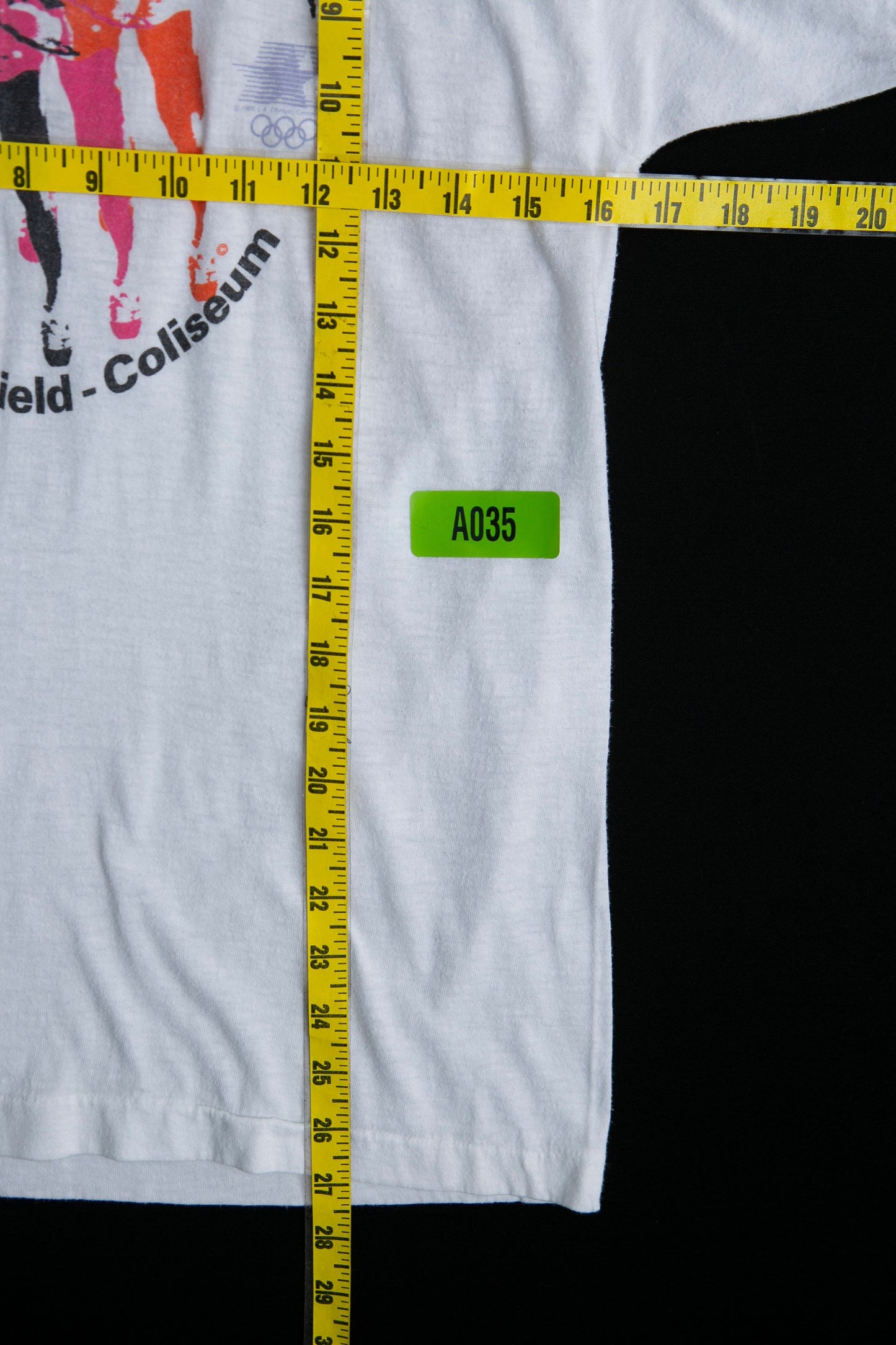 Vintage LA Olympic Games Graphic T-shirt - Track and Field Print