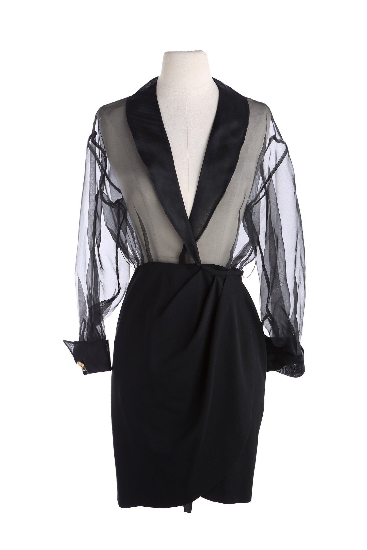 A.J. Bari Women Black Evening Dress