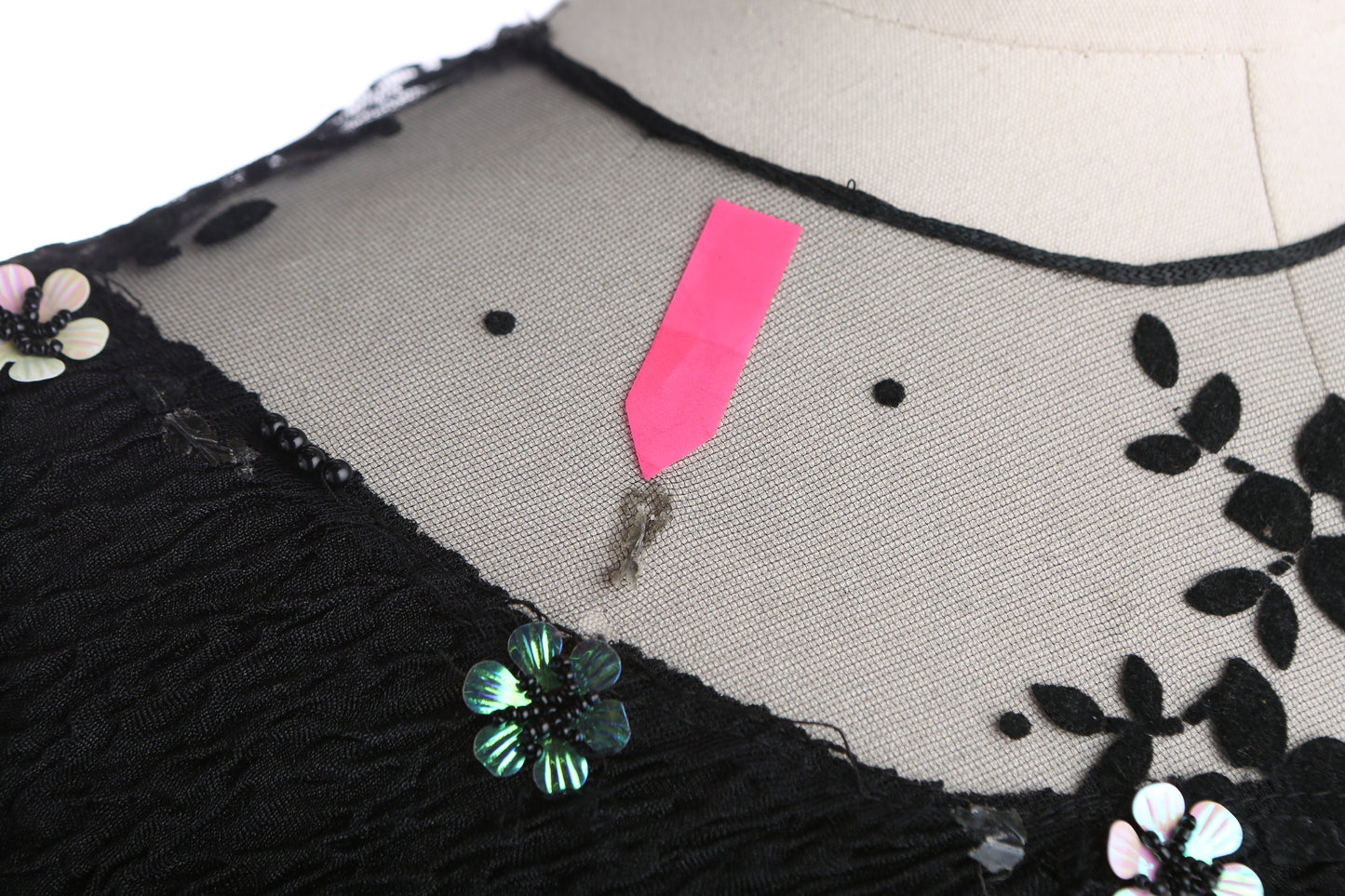 Vintage Women Black Party Dress - Era 1980s - 1990s