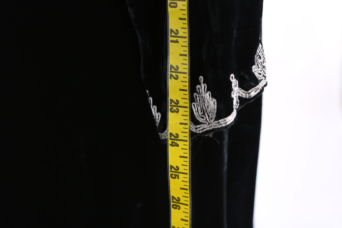 Vintage Tunic Black Velvet Dress