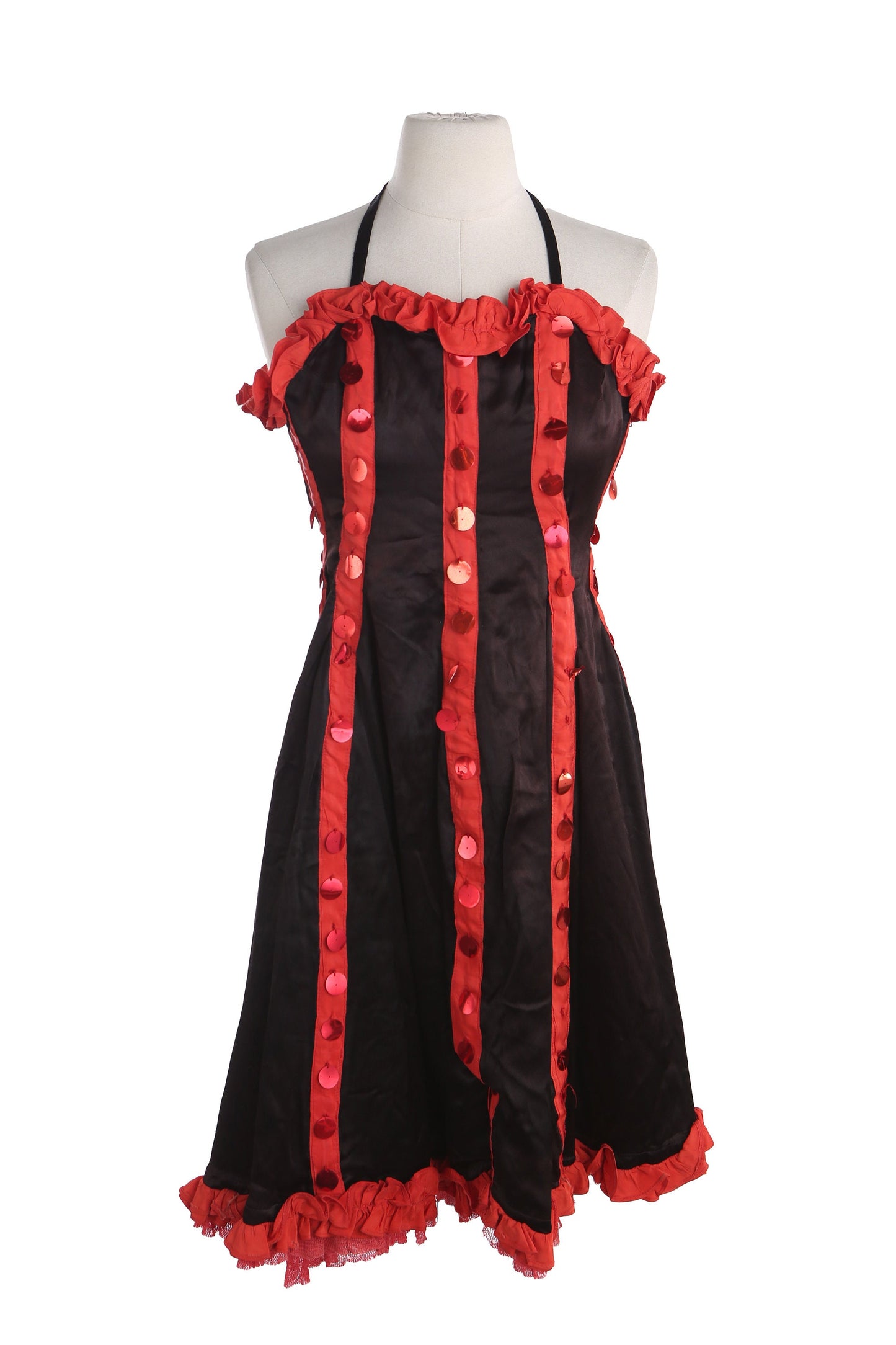 Vintage Costume Made Black Party Dress