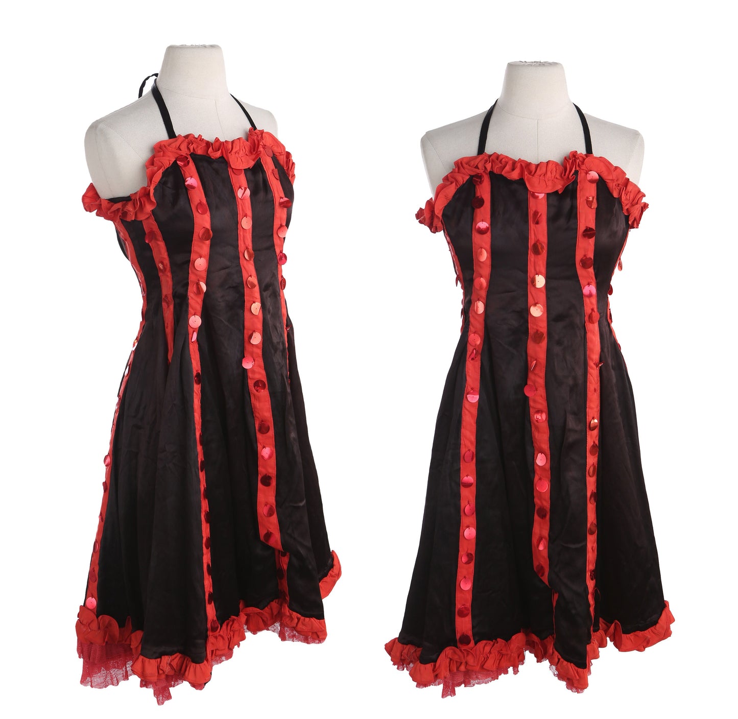 Vintage Costume Made Black Party Dress