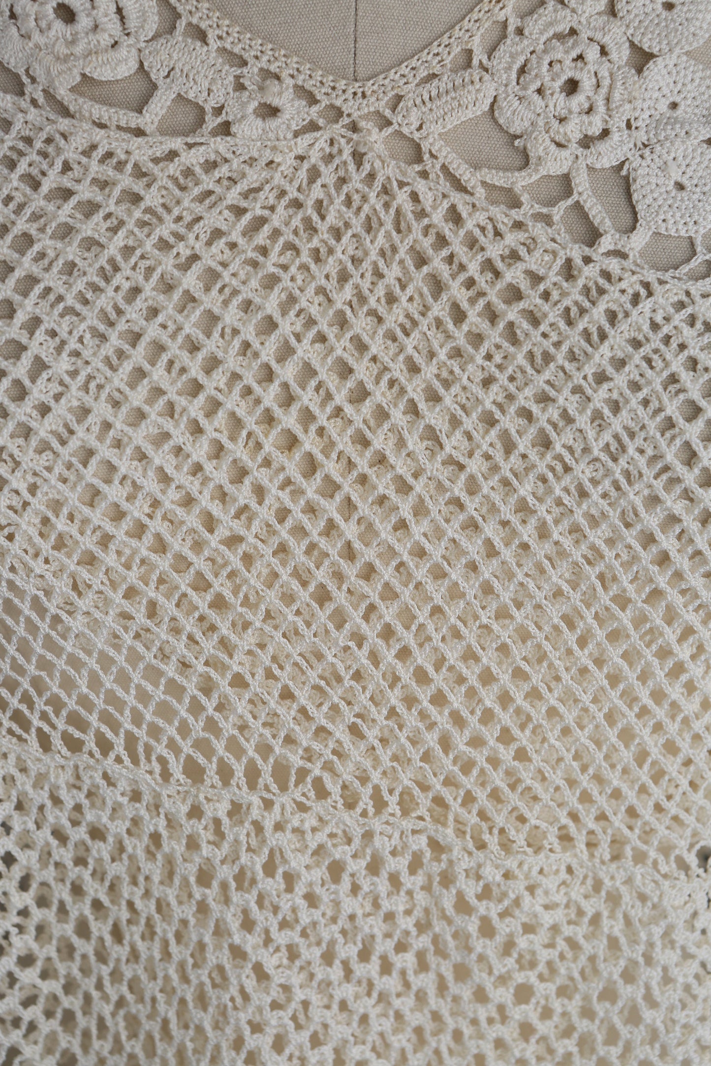 Vintage White Crochet Top